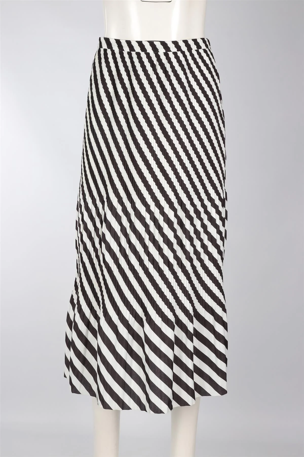 DRIES VAN NOTEN CREAM CREPE MAXI SKIRT XSMALL - Image 2