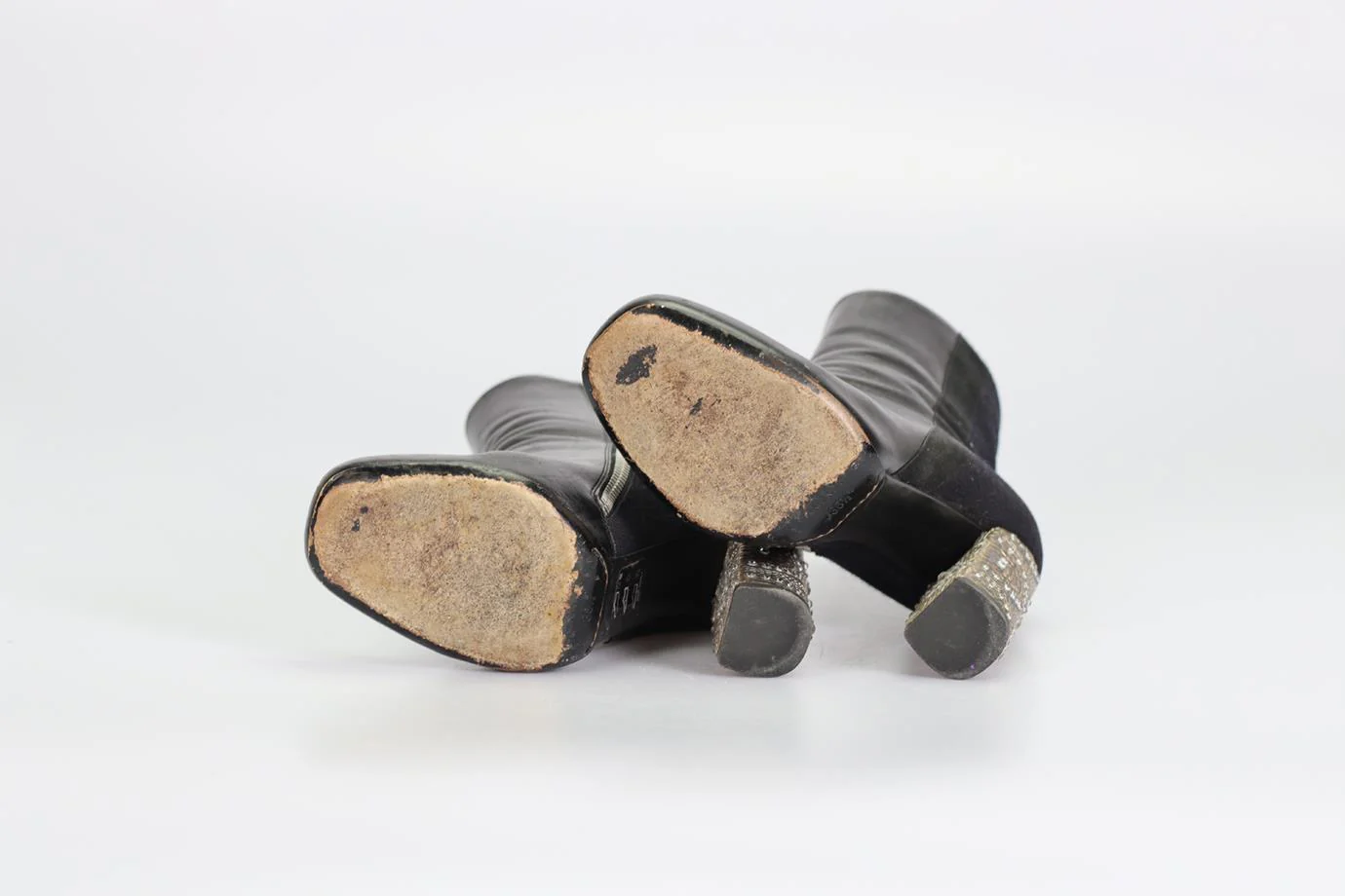 DRIES VAN NOTEN LEATHER ANKLE BOOTS EU 36.5 UK 3.5 US 6.5 - Image 5