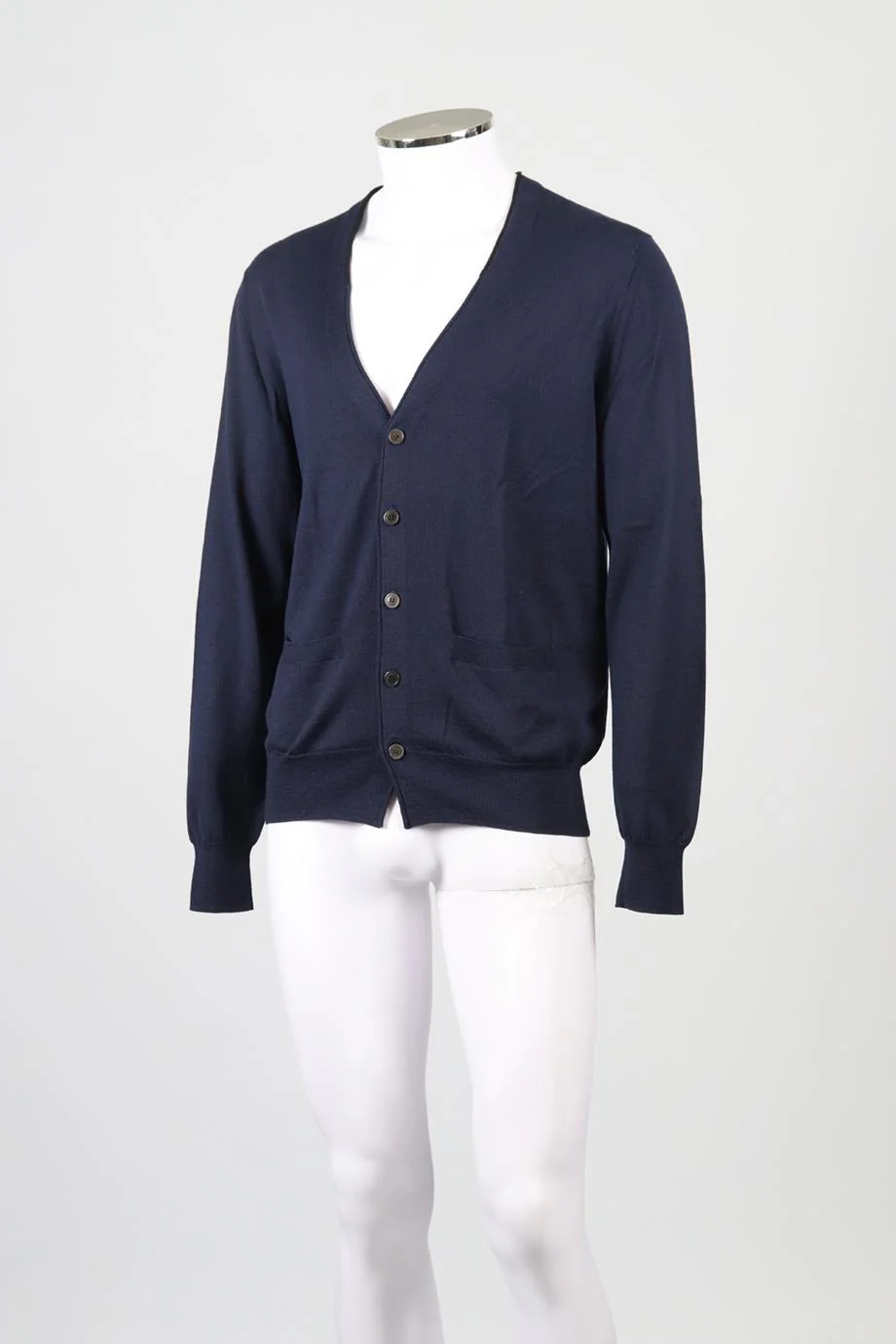 DRIES VAN NOTEN MEN'S WOOL BLEND CARDIGAN LARGE - Image 3