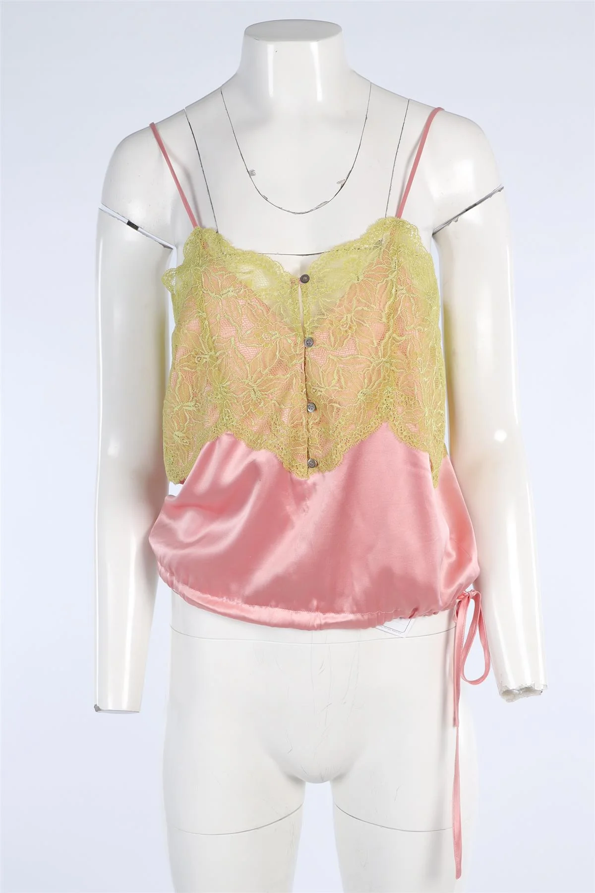 DRIES VAN NOTEN PINK SILK TOP FR 36 UK 8 - Image 2
