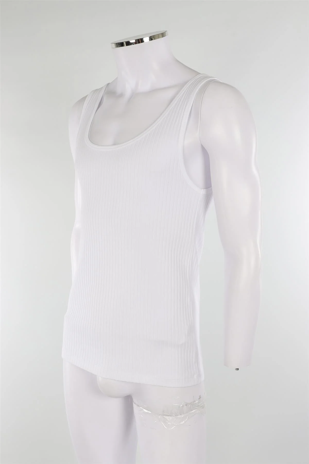 DRIES VAN NOTEN WHITE MEN'S COTTON VEST MEDIUM - Image 3