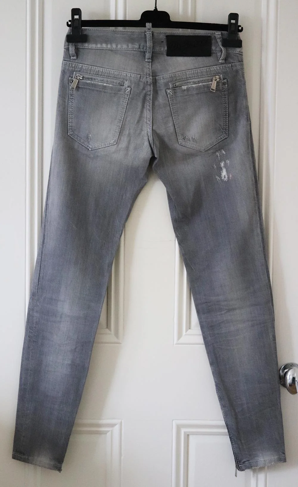 DSQUARED2 DISTRESSED LOW RISE SKINNY JEANS IT 36 UK 4 - Image 3