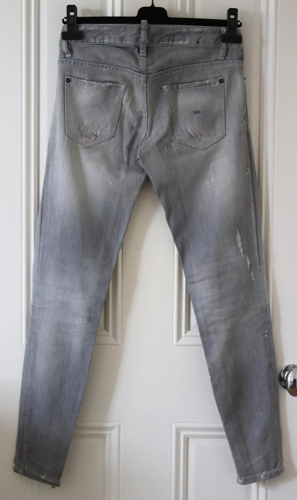 DSQUARED2 DISTRESSED LOW RISE SKINNY JEANS IT 36 UK 4 - Image 3