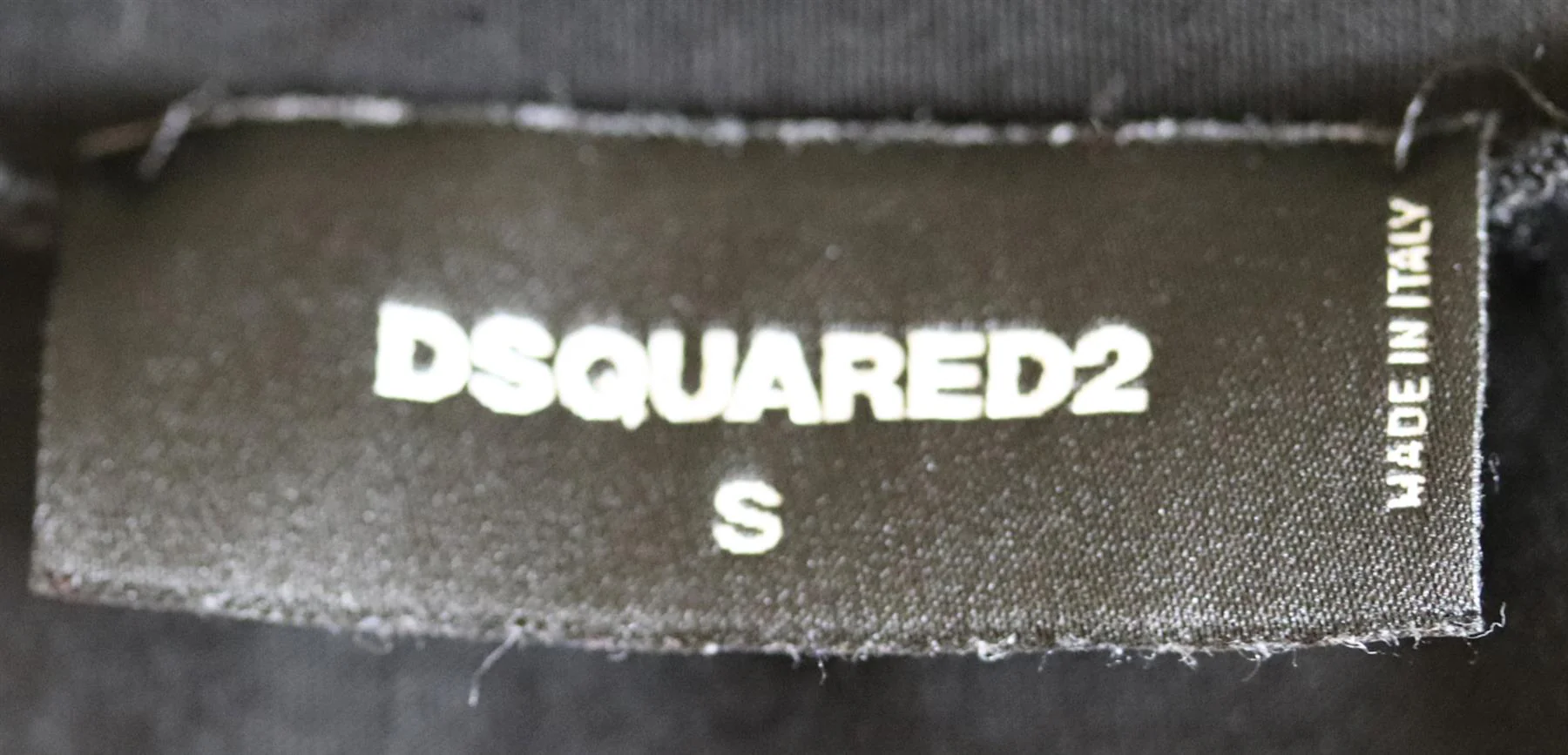 DSQUARED2 DISTRESSED PRINTED COTTON JERSEY T-SHIRT SMALL - Image 5