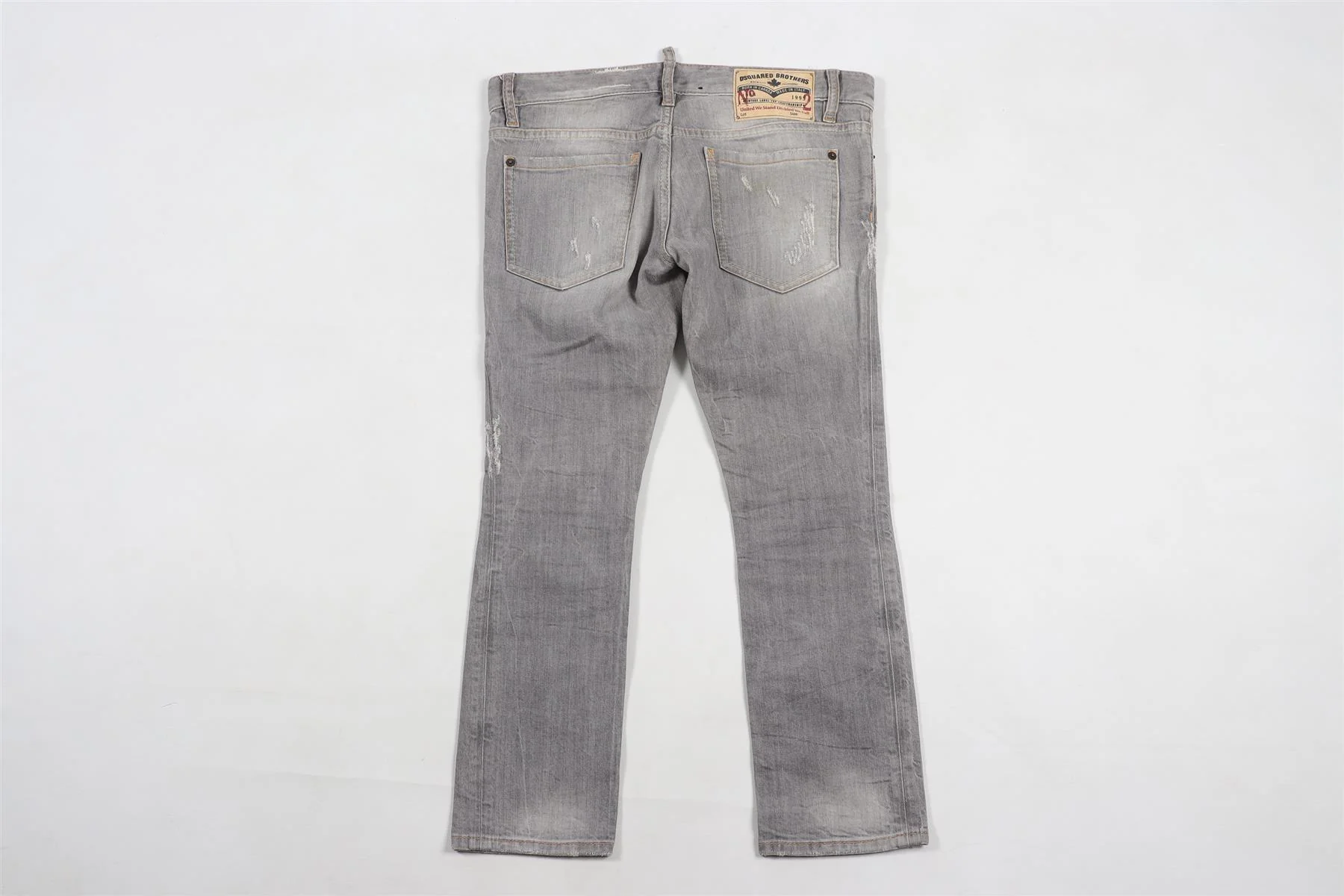 DSQUARED2 GREY LOW RISE SKINNY JEANS IT 40 UK 8 - Image 4