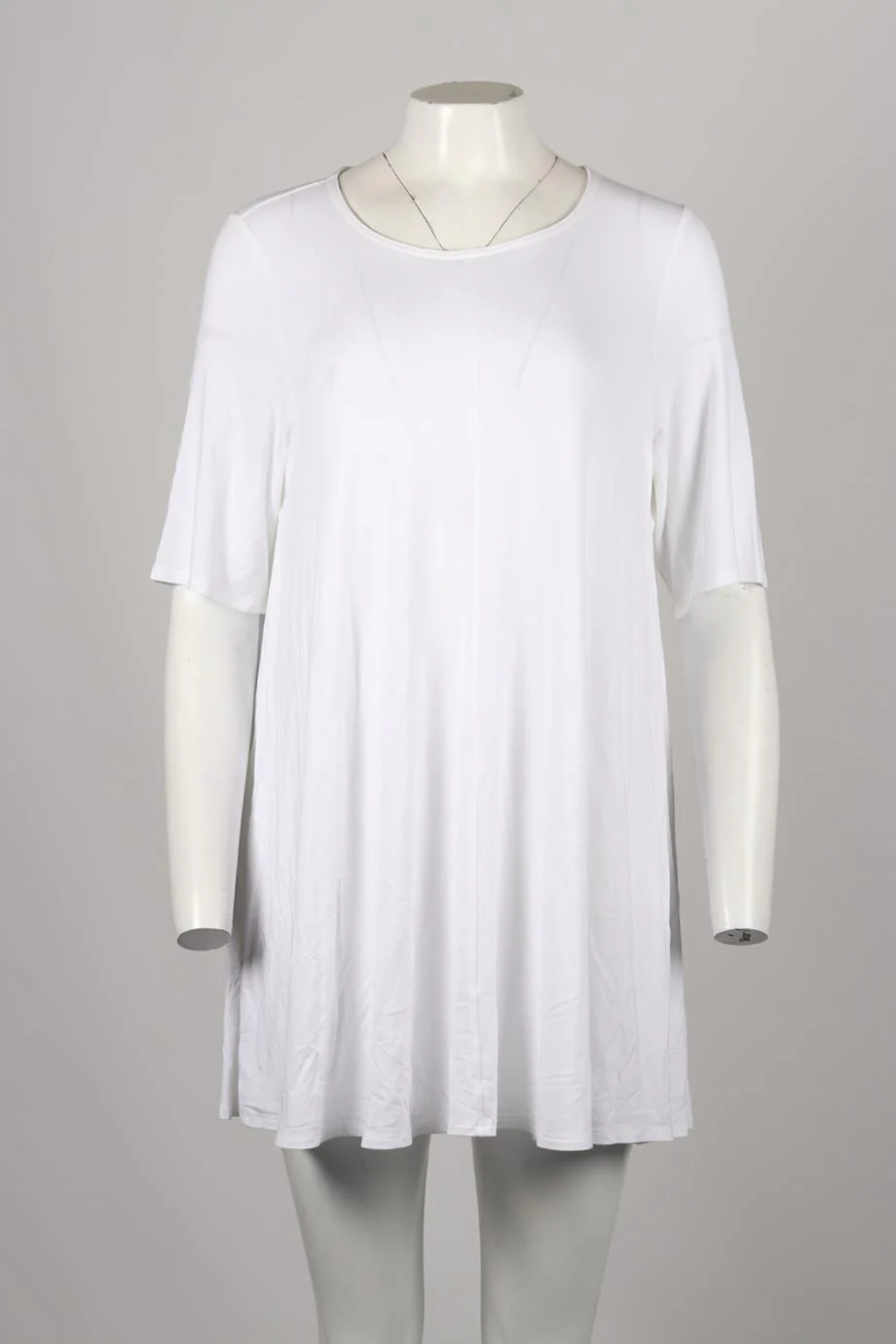 EILEEN FISHER KNIT MINI DRESS LARGE - Image 2