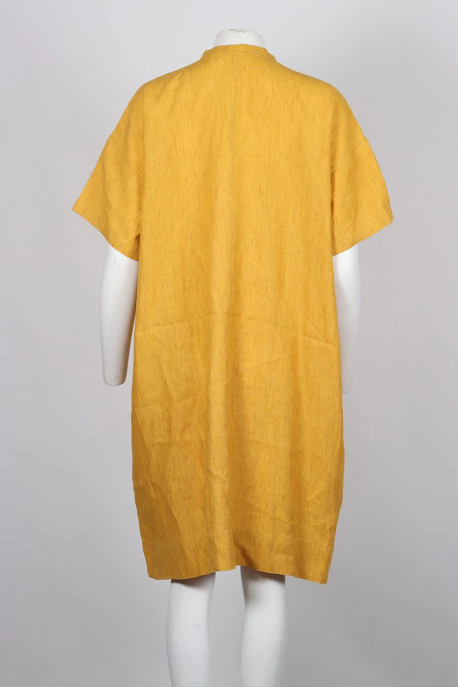 EILEEN FISHER LINEN MIDI DRESS XLARGE - Image 4