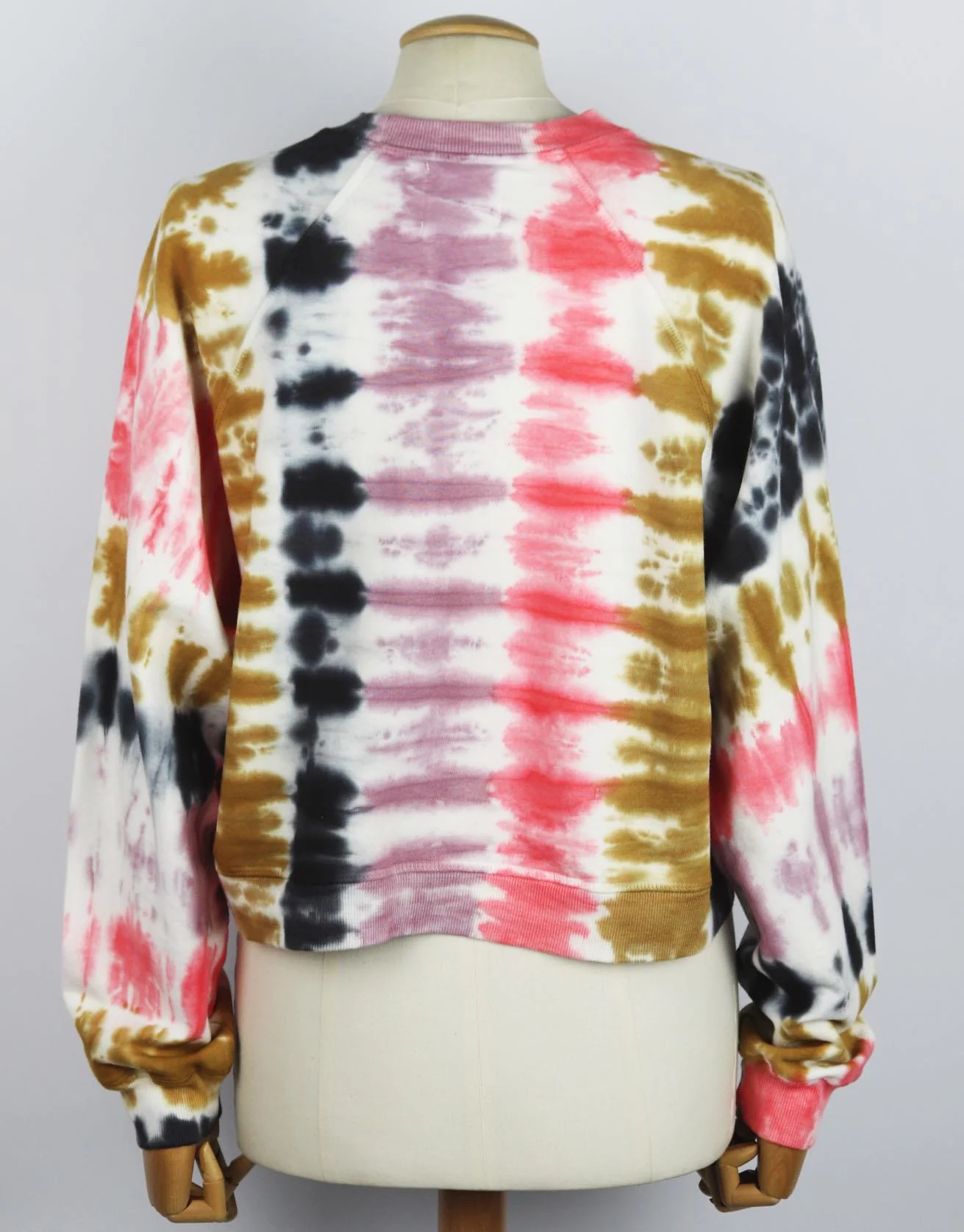 ELECTRIC AND ROSE RONAN TIE DYED COTTON JERSEY SWEATSHIRT SMALL - Image 4