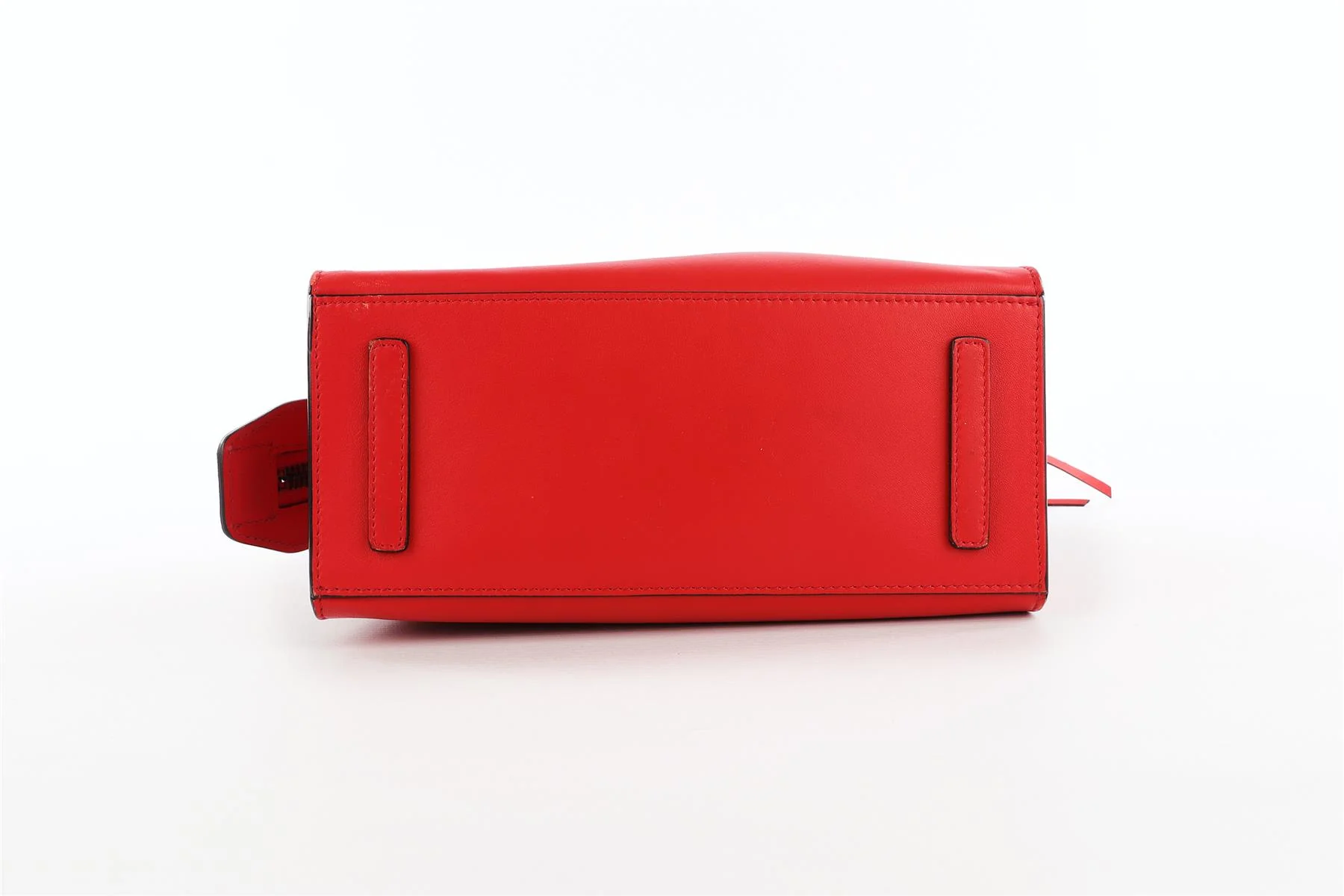 ELENA GHISELLINI RED LEATHER TOTE BAG - Image 8