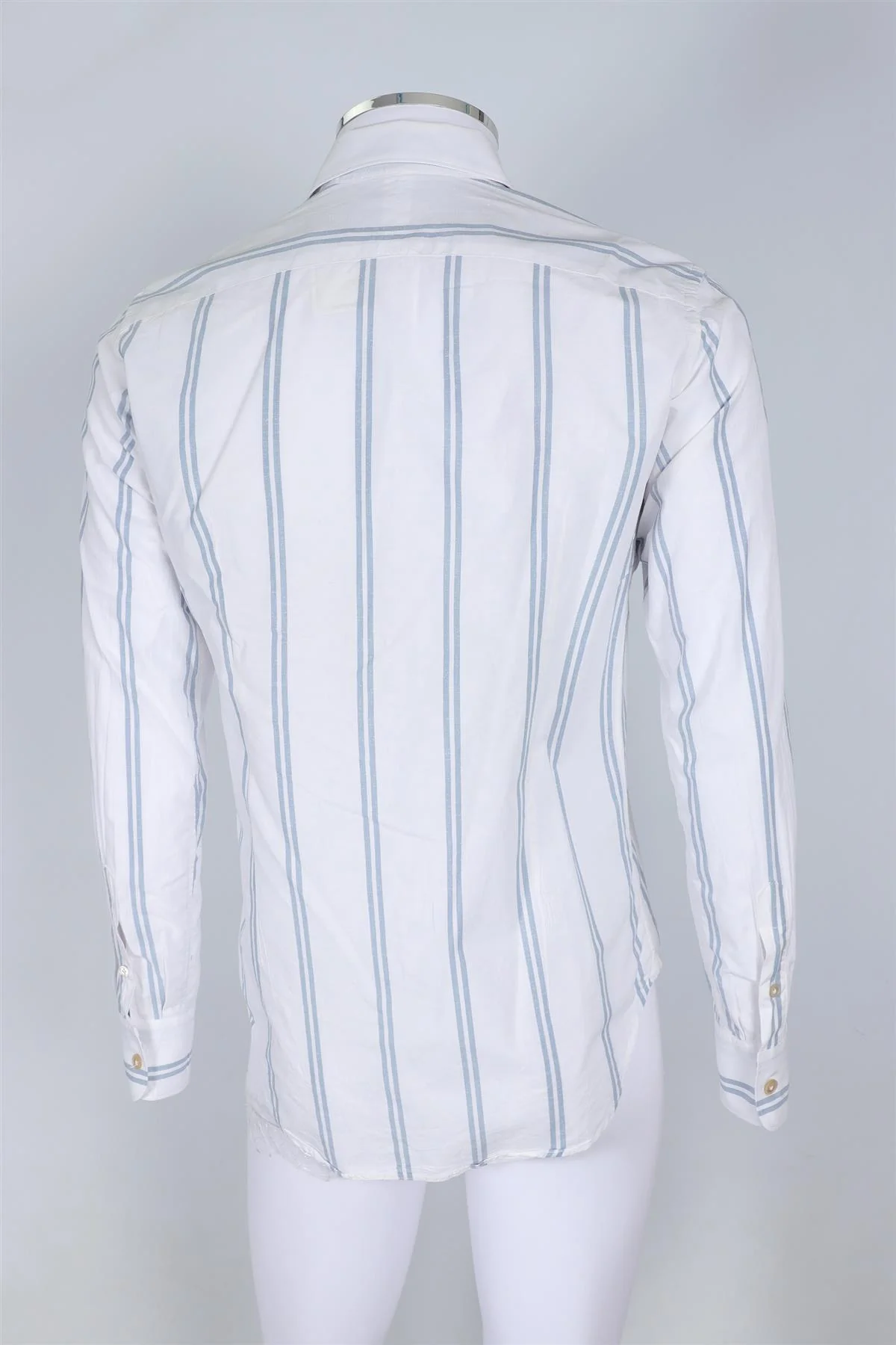 ELEVENTY WHITE MEN'S COTTON SHIRT SMALL - Image 4