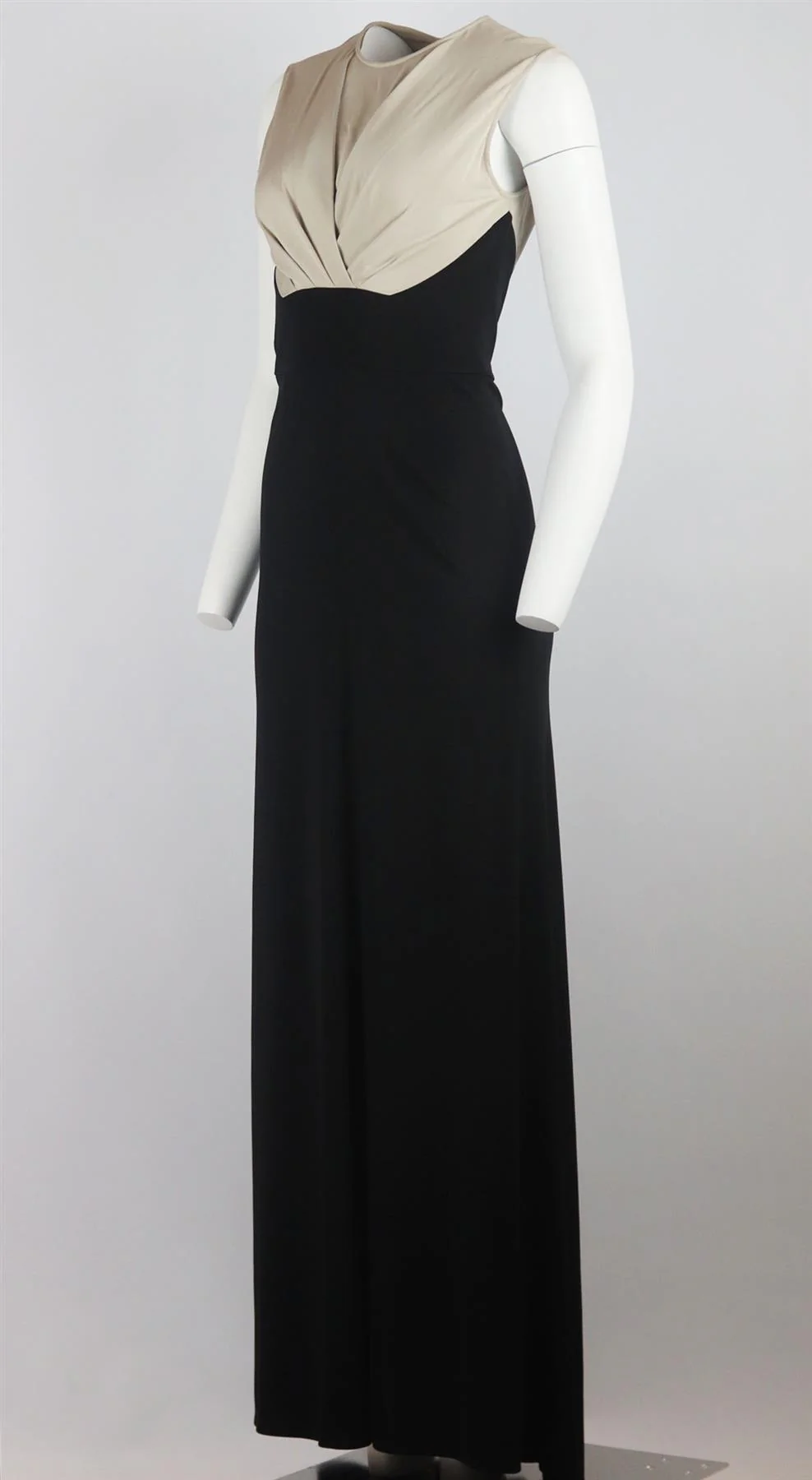ELIE SAAB DRAPED JERSEY GOWN FR 38 UK 10 - Image 3