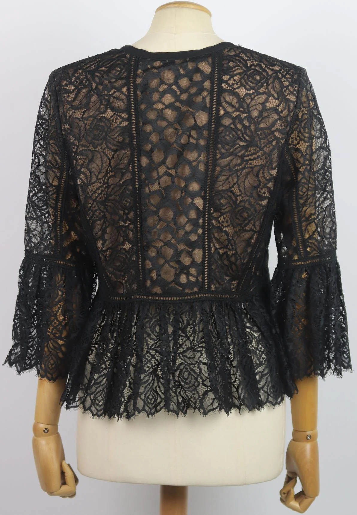 ELIE SAAB LACE PEPLUM JACKET IT 40 UK 8 - Image 4