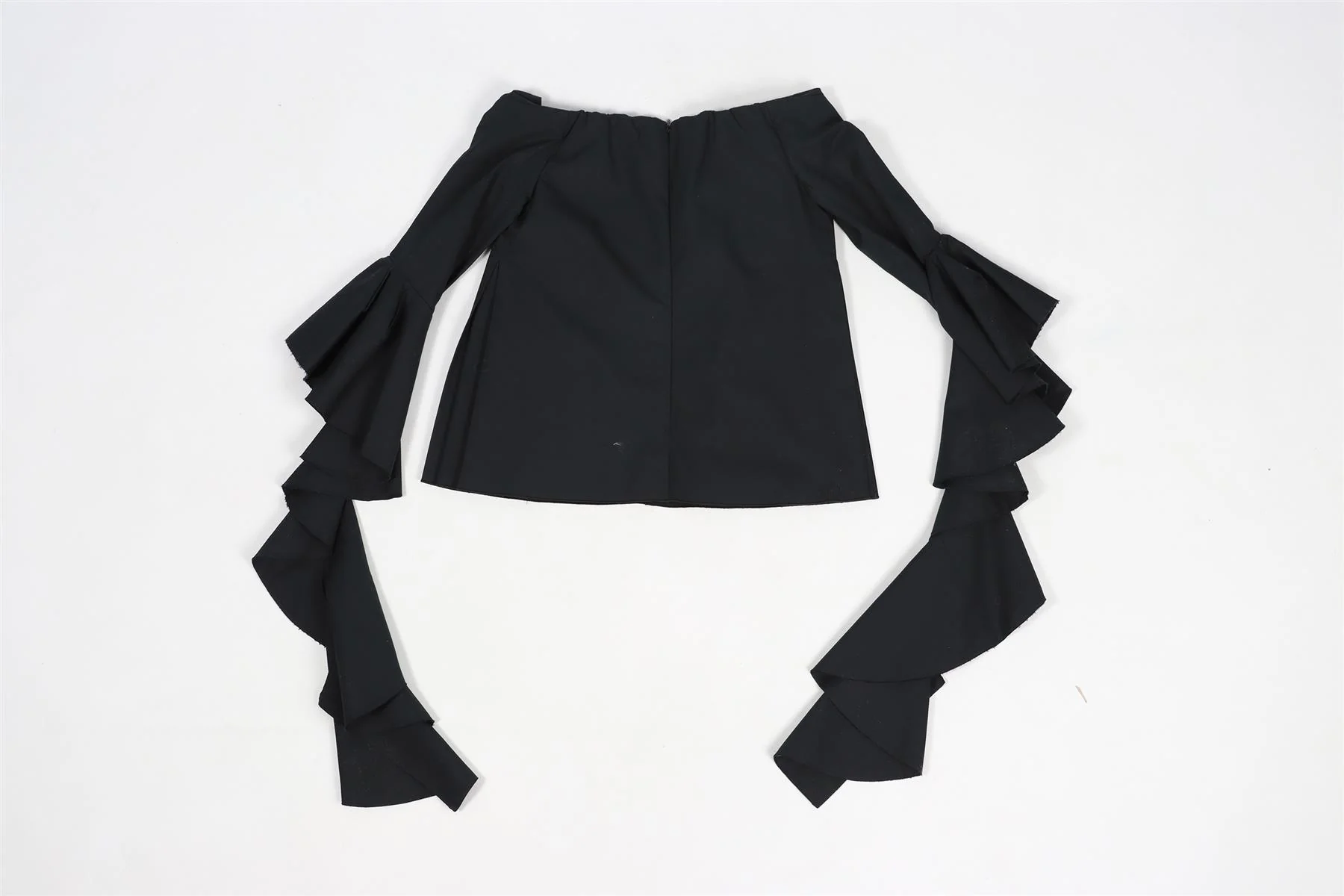 ELLERY BLACK COTTON TOP UK 6 - Image 4