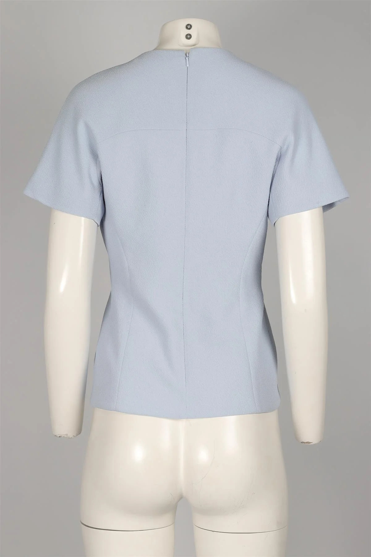 EMILIA WICKSTEAD BLUE CREPE TOP UK 12 - Image 4