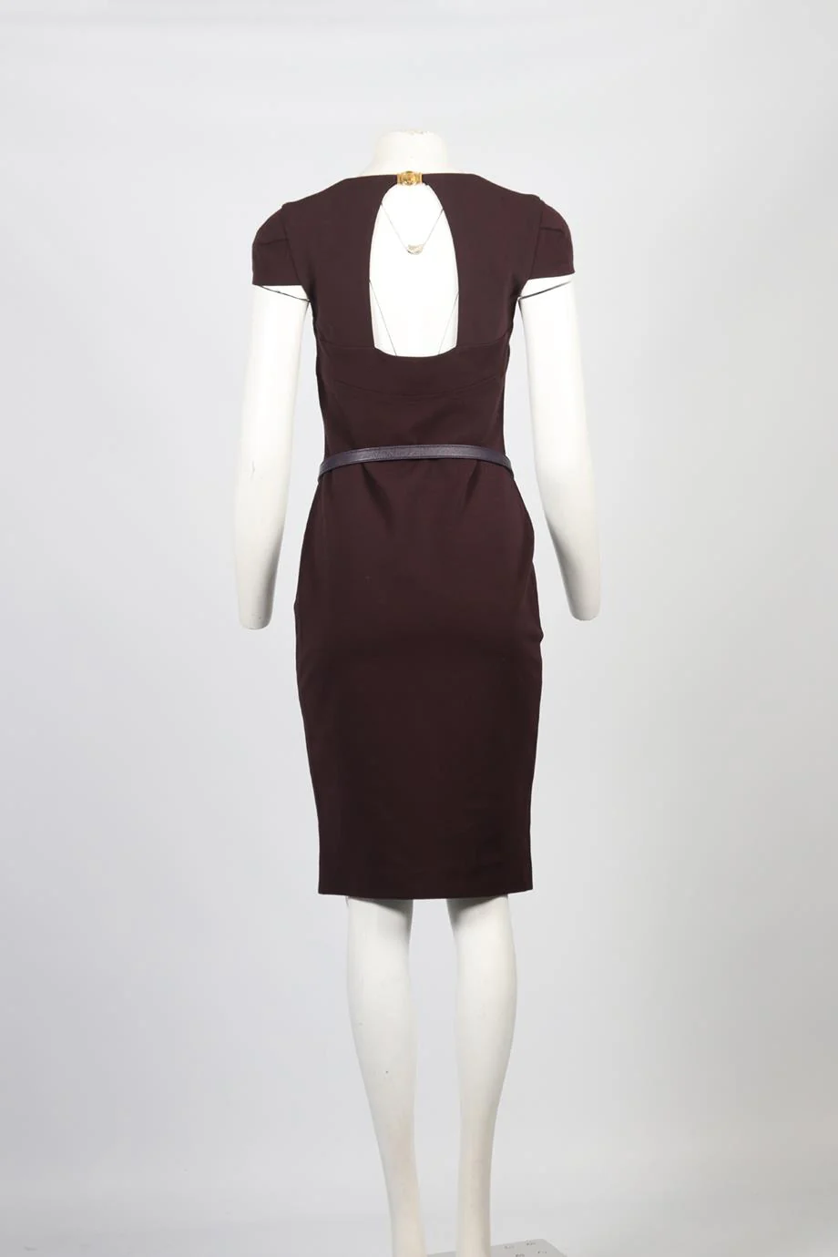 EMILIO PUCCI BELTED KNIT MIDI DRESS FR 42 UK 14 - Image 4