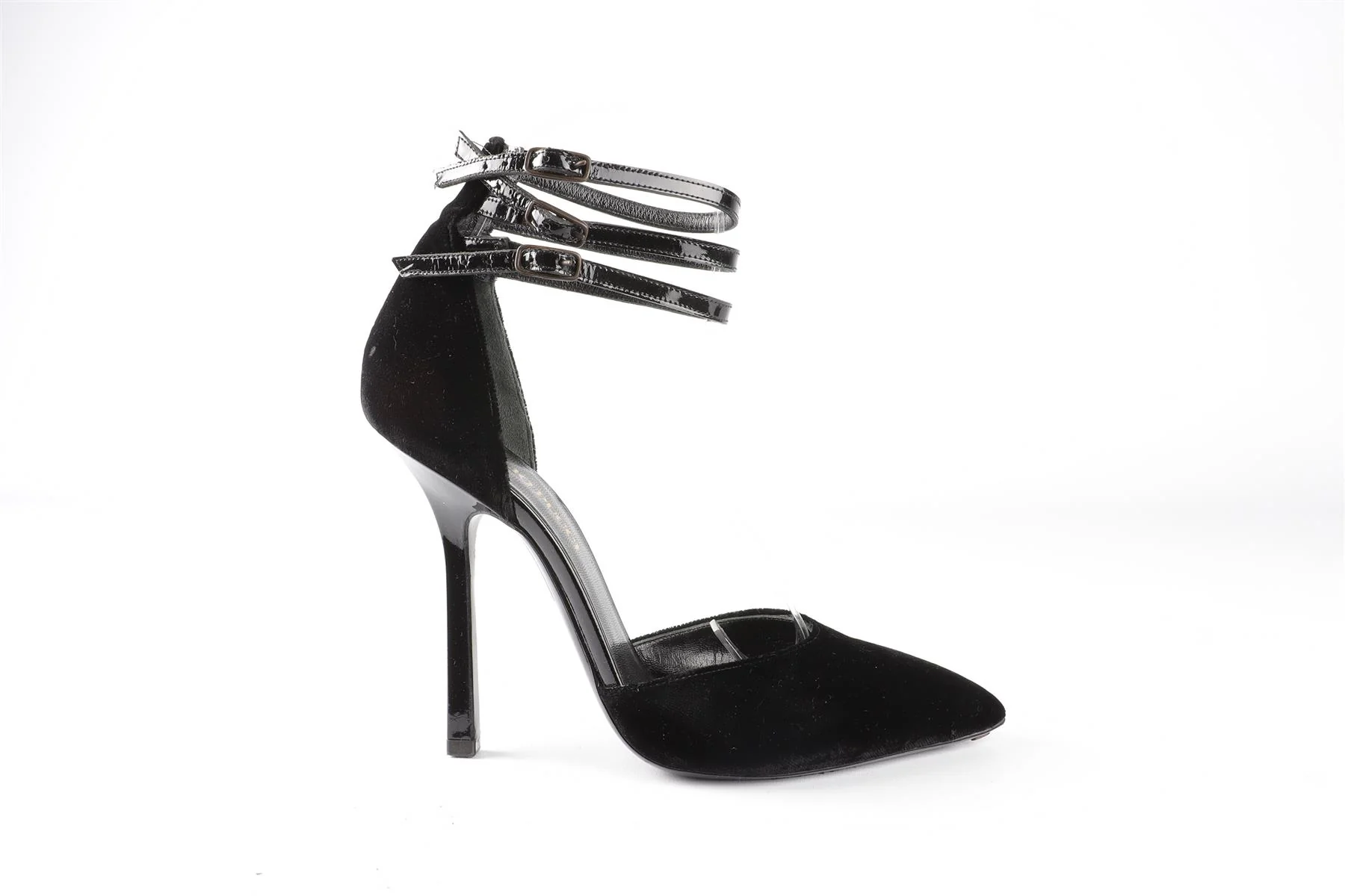 EMILIO PUCCI BLACK VELVET PUMPS EU 37 UK 4 - Image 2