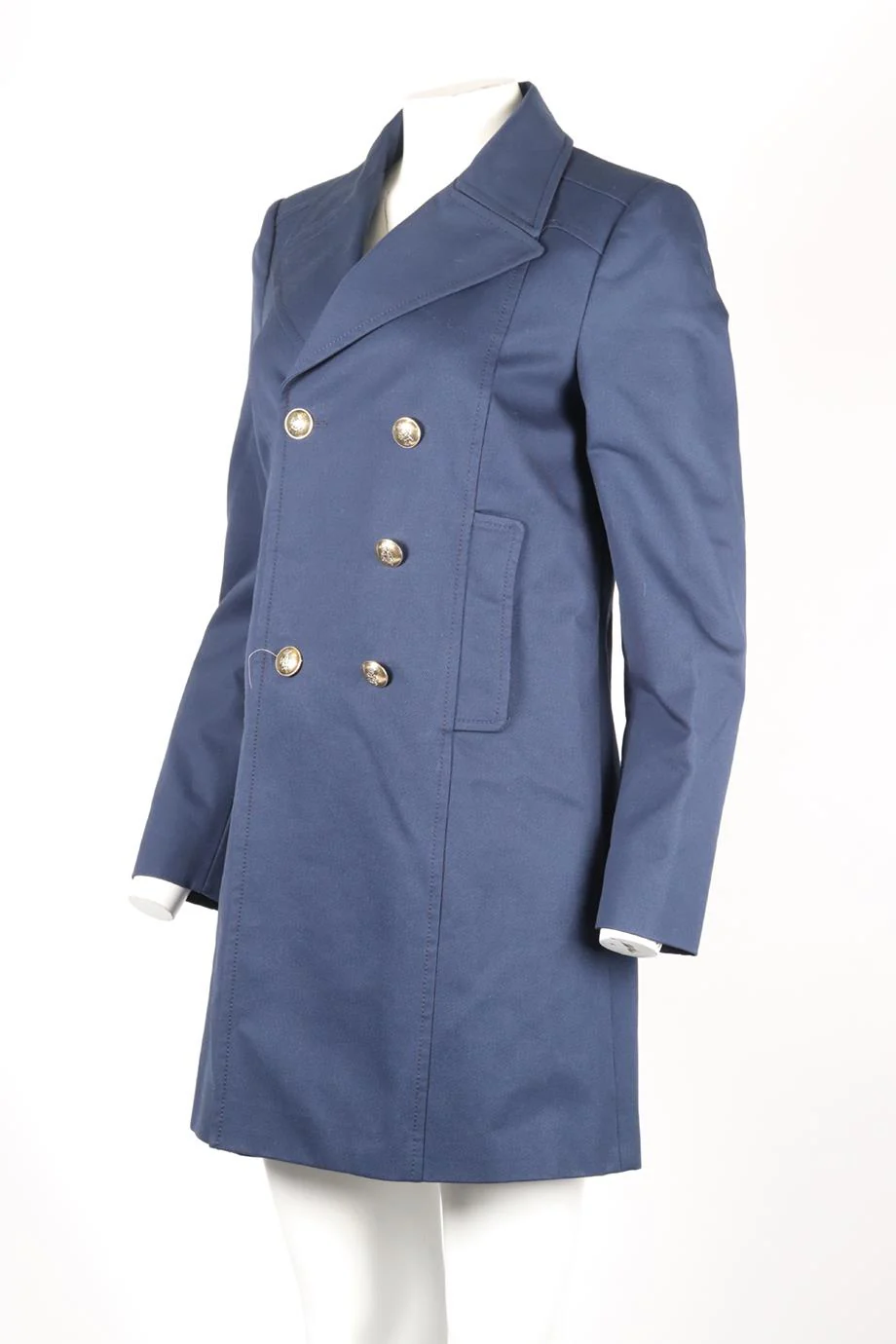 EMILIO PUCCI DOUBLE BREASTED COTTON BLEND COAT UK 12 - Image 3