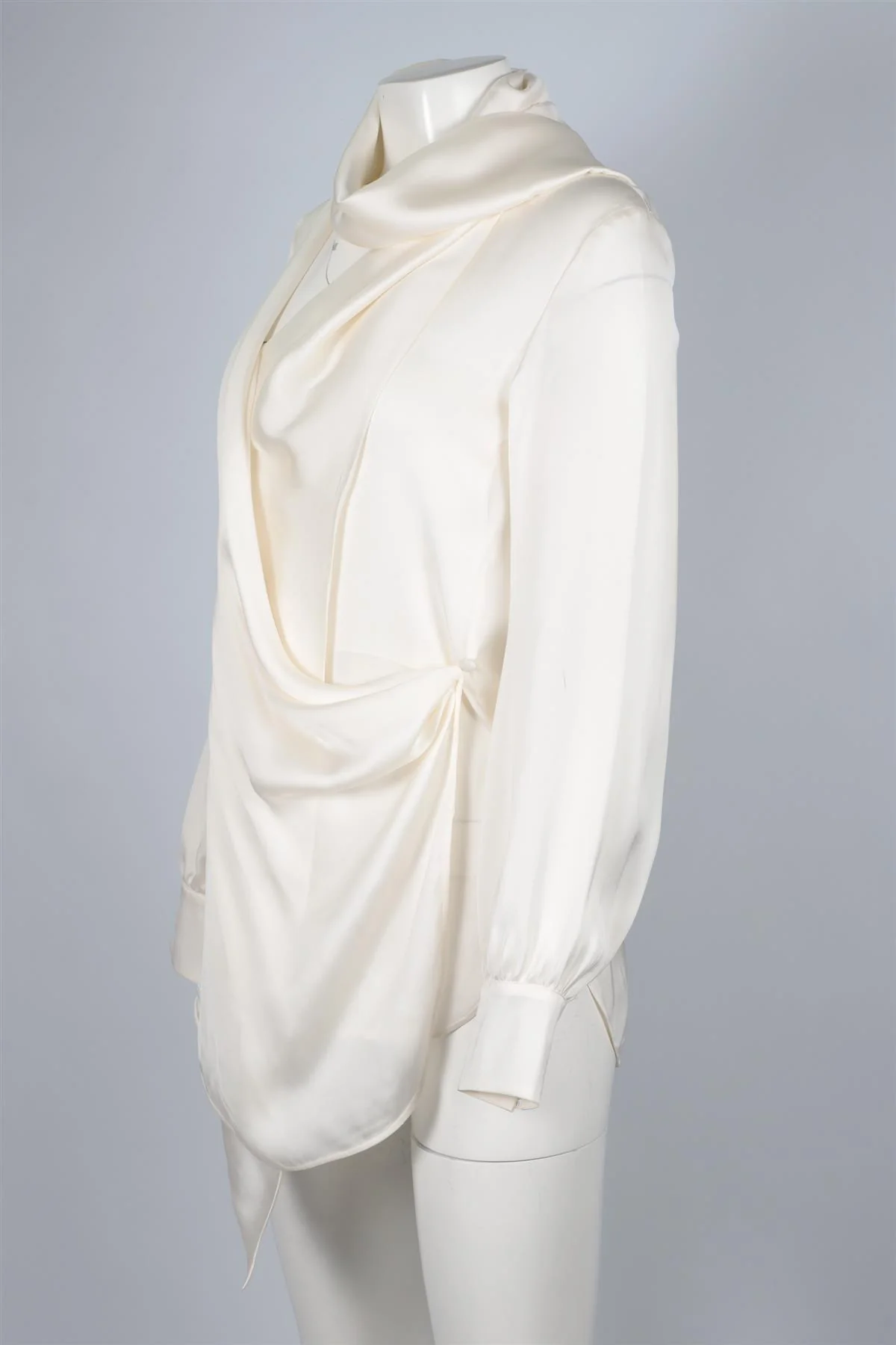 EMILIO PUCCI IVORY SILK TOP IT 40 UK 8 - Image 3