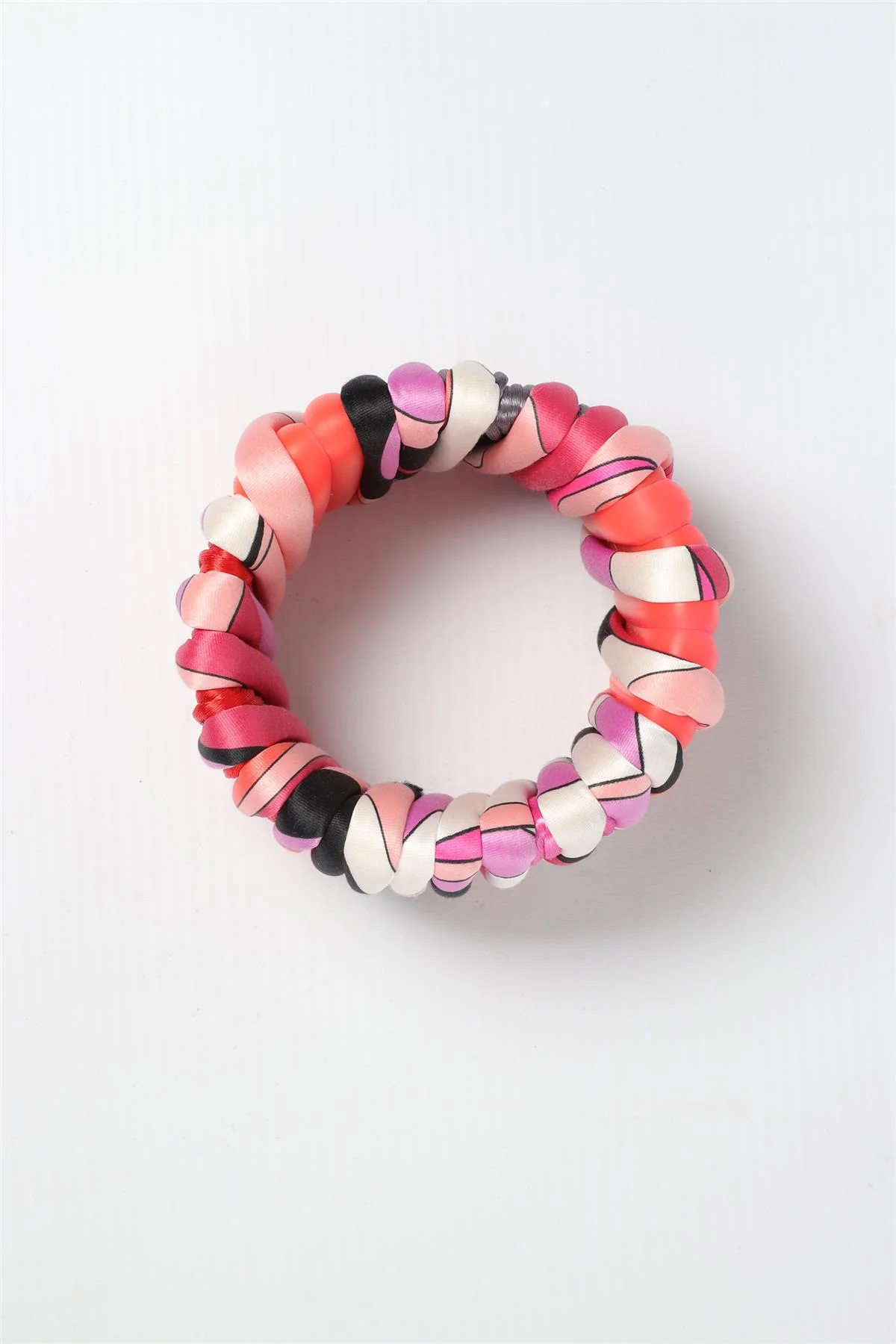 EMILIO PUCCI PINK SILK BANGLE - Image 10