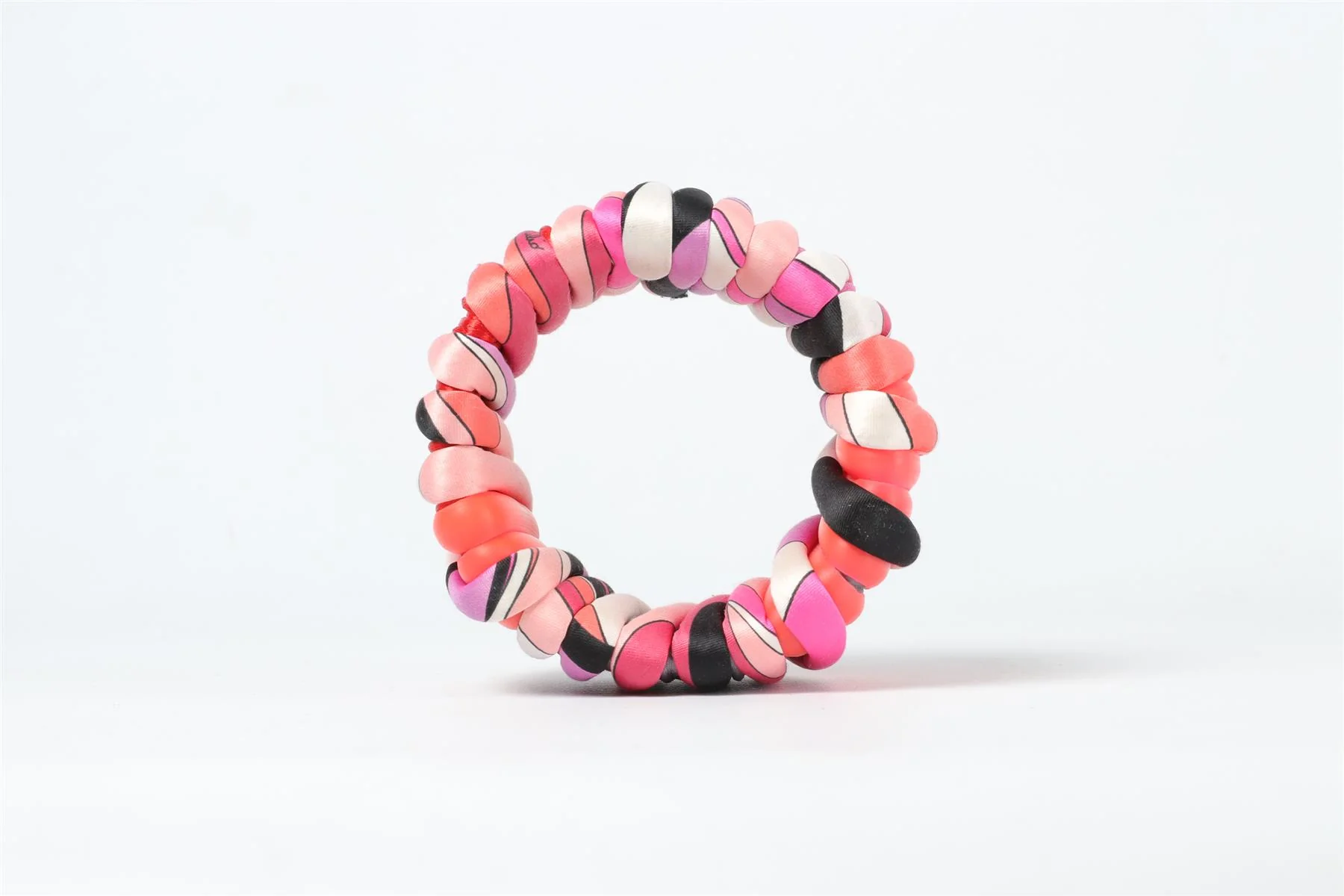 EMILIO PUCCI PINK SILK BANGLE - Image 5