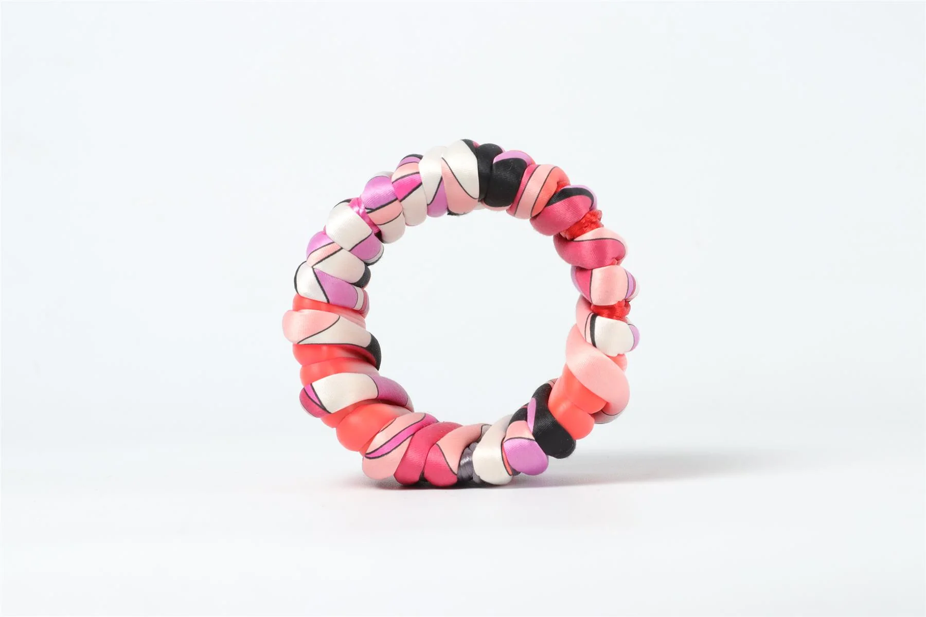 EMILIO PUCCI PINK SILK BANGLE - Image 6