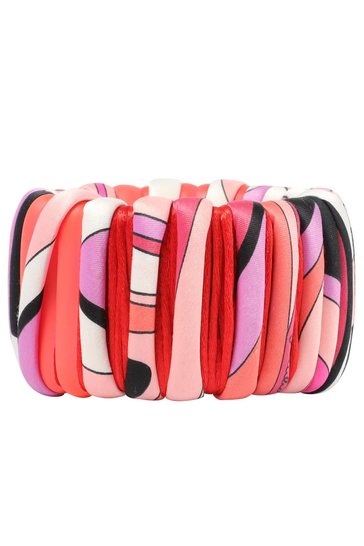 EMILIO PUCCI PINK SILK BANGLE - Image 8