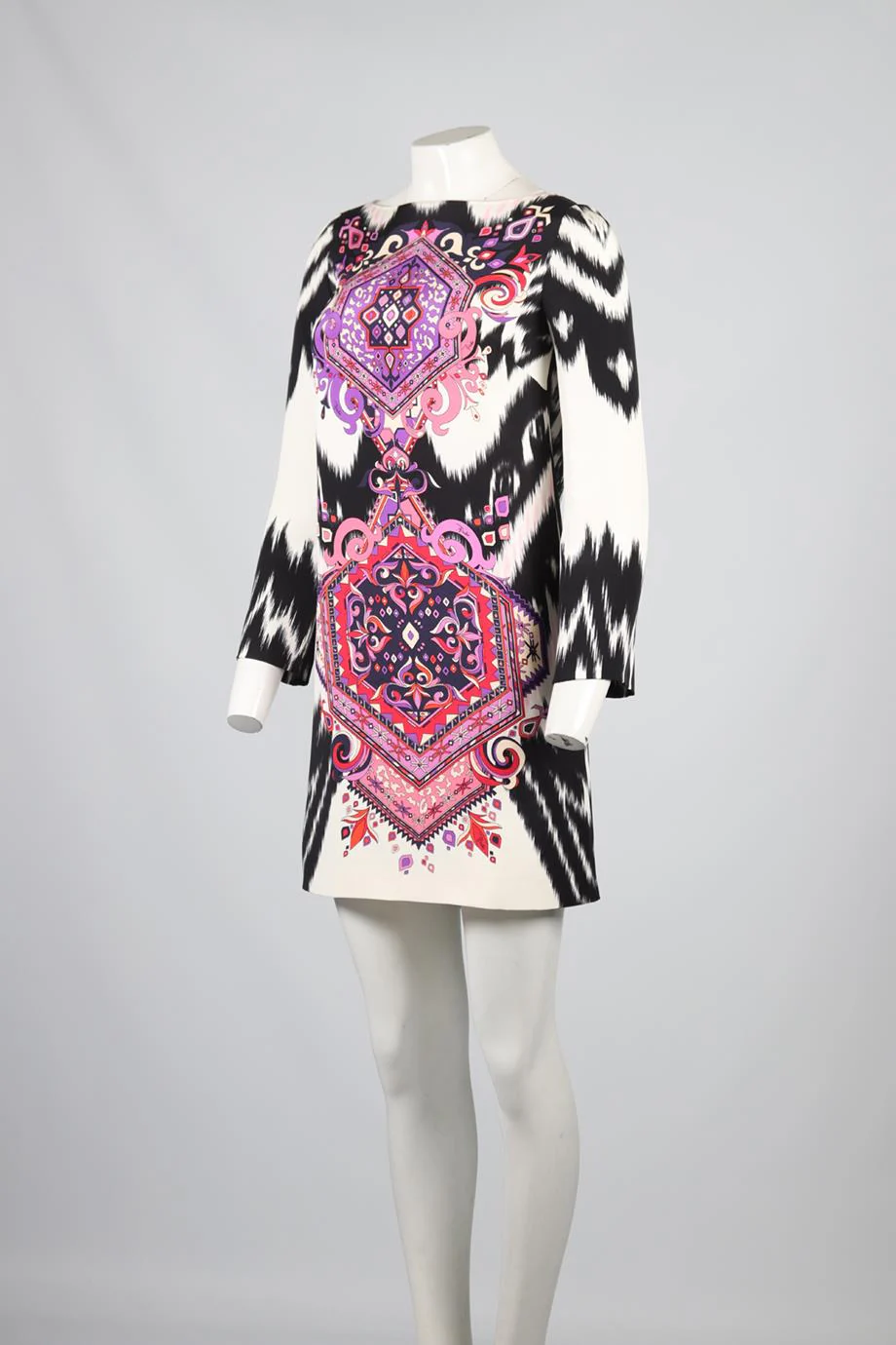 EMILIO PUCCI SILK MINI DRESS UK 6 - Image 3