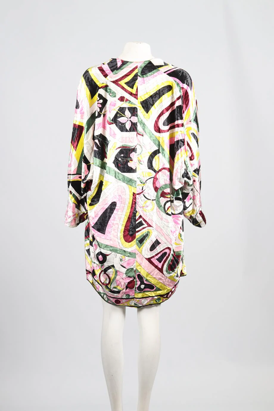 EMILIO PUCCI VELVET AND SILK ROBE UK 12 - Image 4