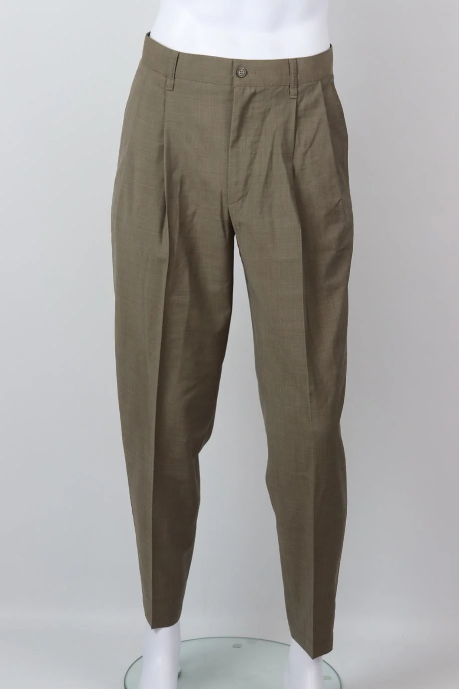 EMPORIO ARMANI MEN'S WOOL TAPERED PANTS IT 46 UK/US WAIST 30 - Image 2