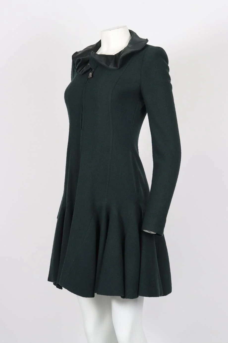 EMPORIO ARMANI WOOL MINI DRESS IT 40 UK 8 - Image 3