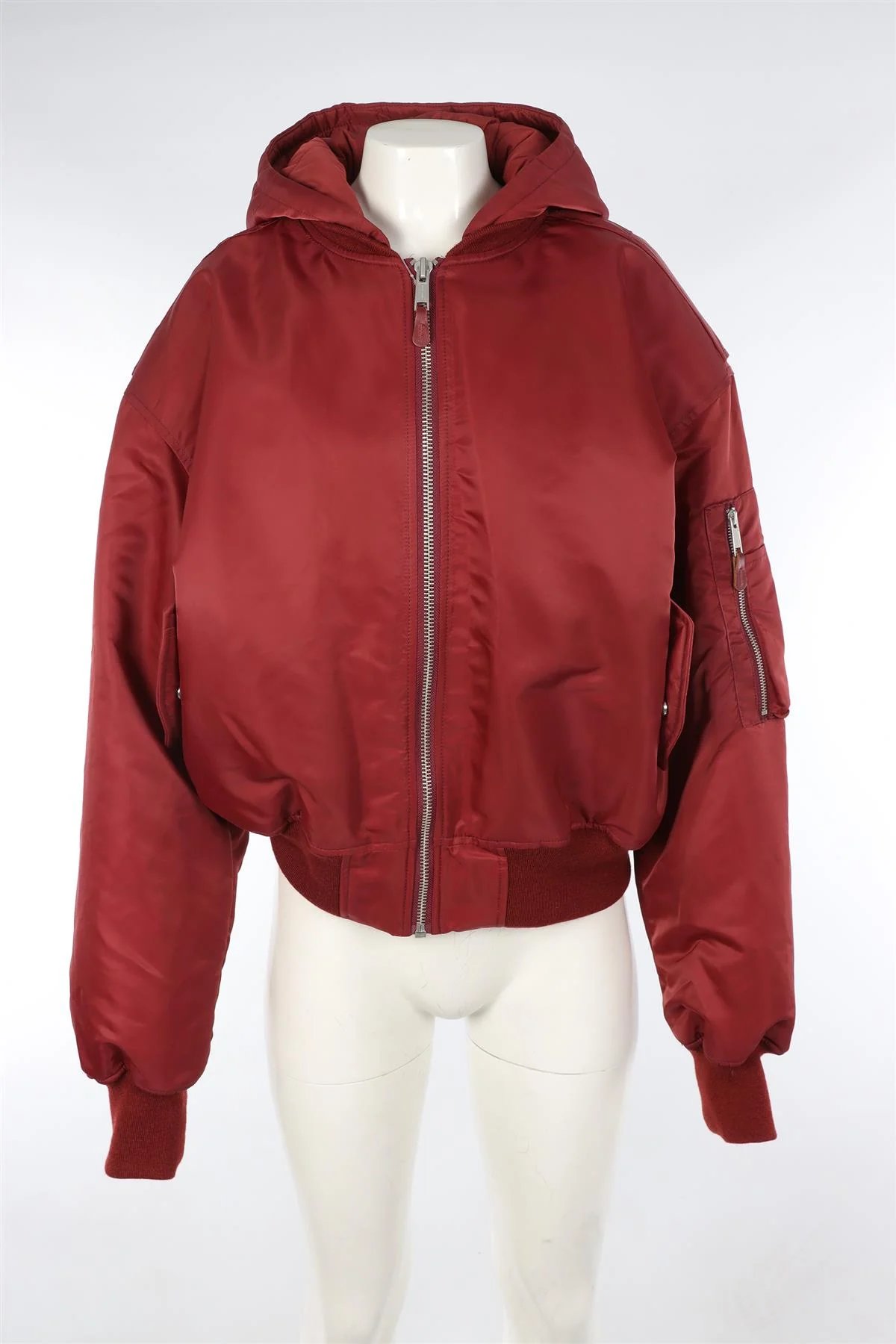 ENTIRE STUDIOS RED SHELL JACKET LARGE - Image 2