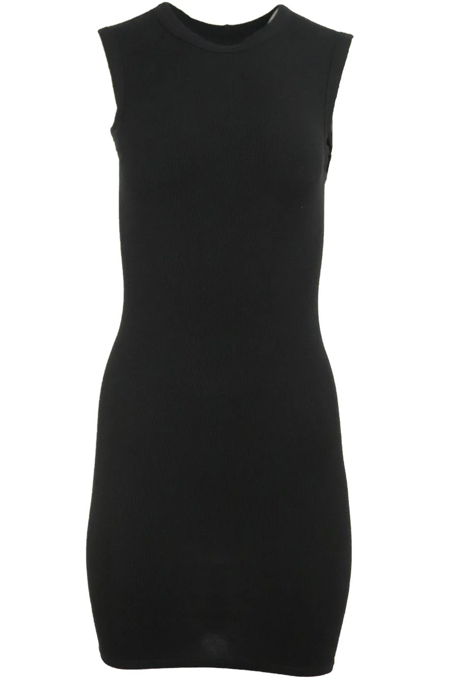 ENZA COSTA RIBBED KNIT MINI DRESS SMALL