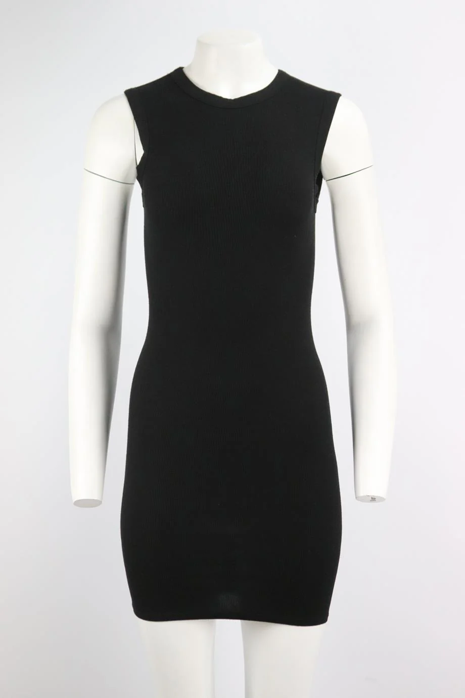 ENZA COSTA RIBBED KNIT MINI DRESS SMALL - Image 2