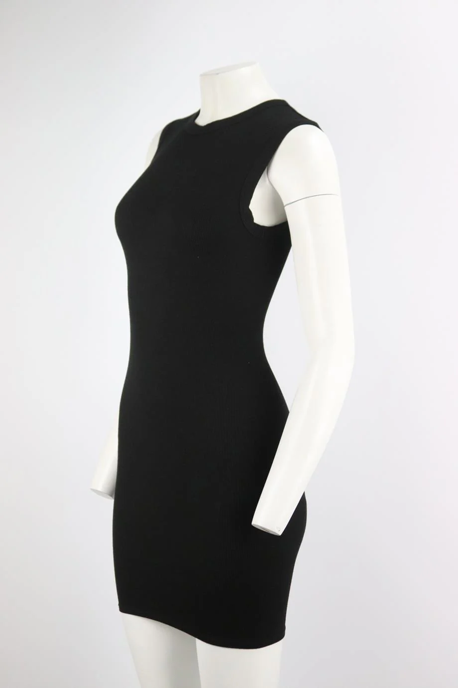 ENZA COSTA RIBBED KNIT MINI DRESS SMALL - Image 3