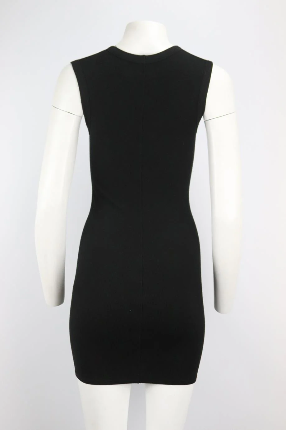 ENZA COSTA RIBBED KNIT MINI DRESS SMALL - Image 4