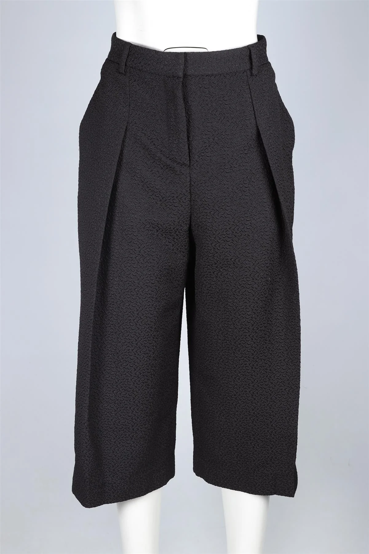 ERDEM BLACK SATIN CULOTTES UK 14 - Image 2