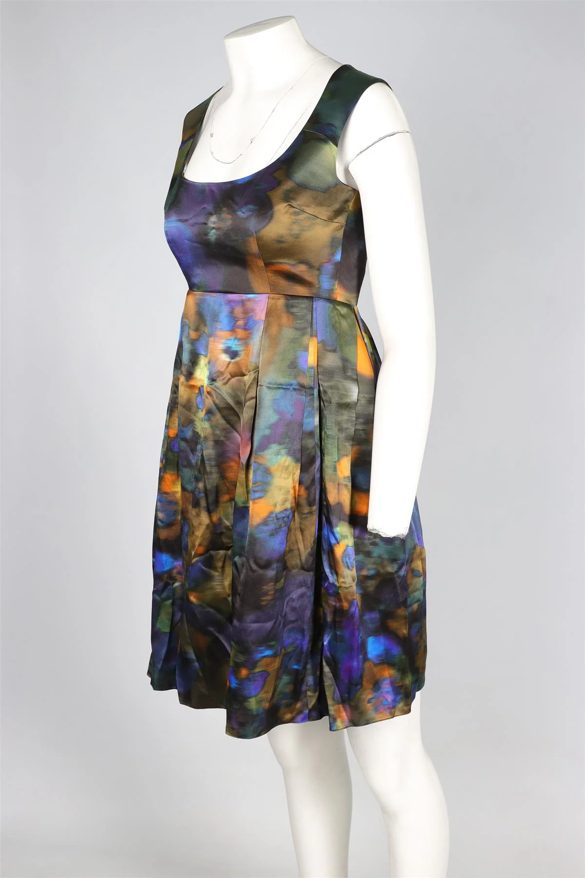 ERDEM MULTI SILK MINI DRESS UK 8 - Image 3