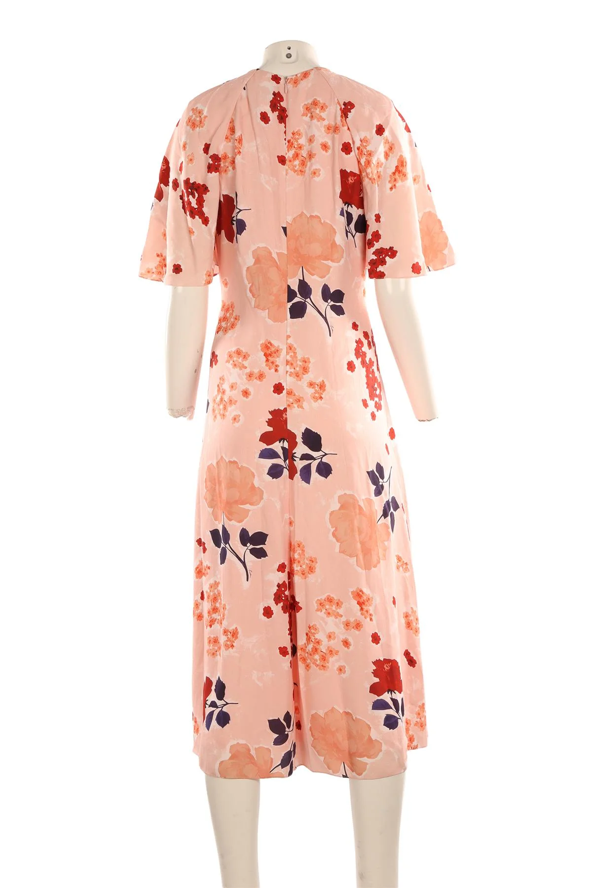 ERDEM PINK SILK MAXI DRESS UK 12 - Image 4