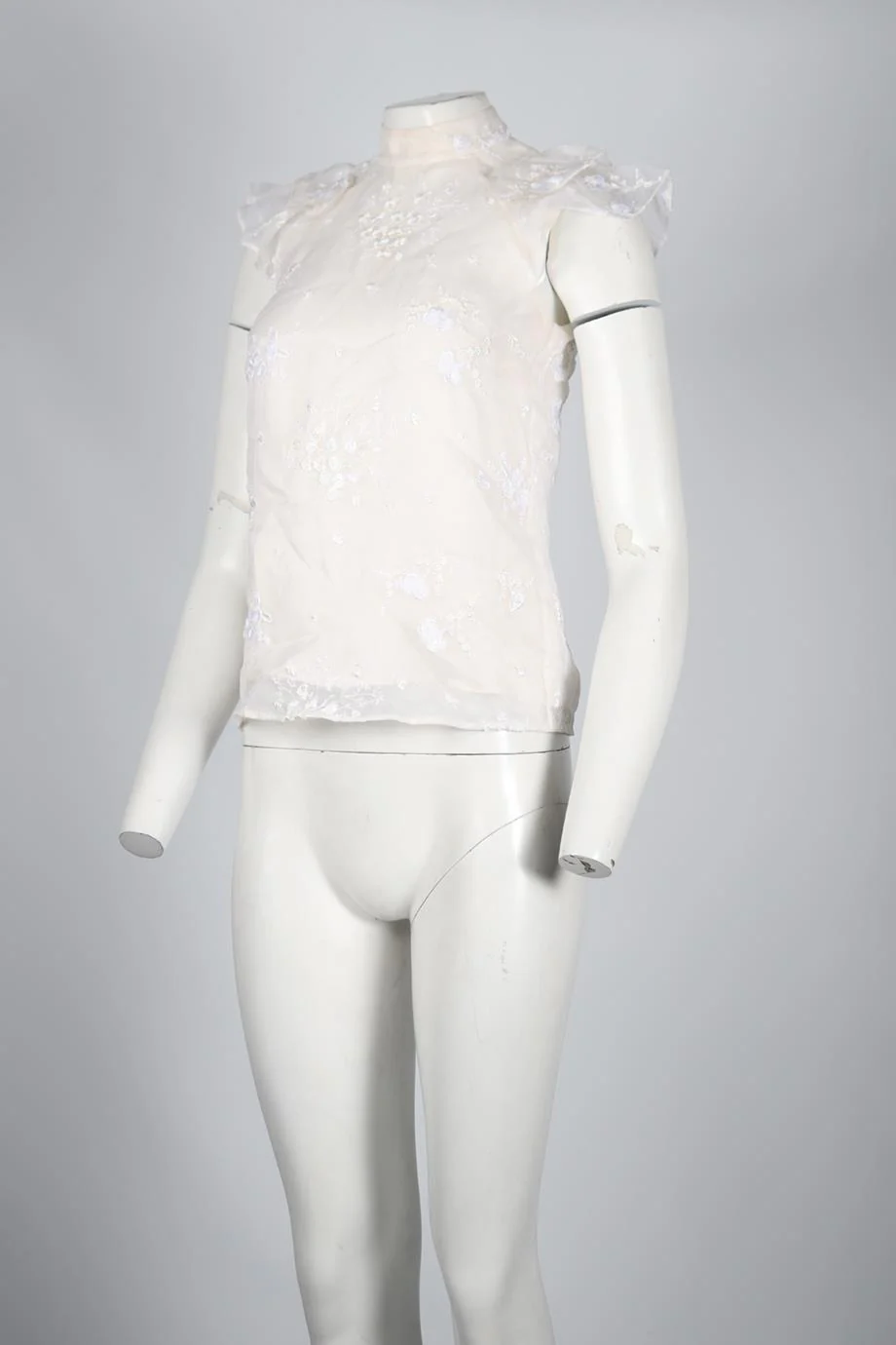 ERDEM SILK BLEND TOP UK 6 - Image 3