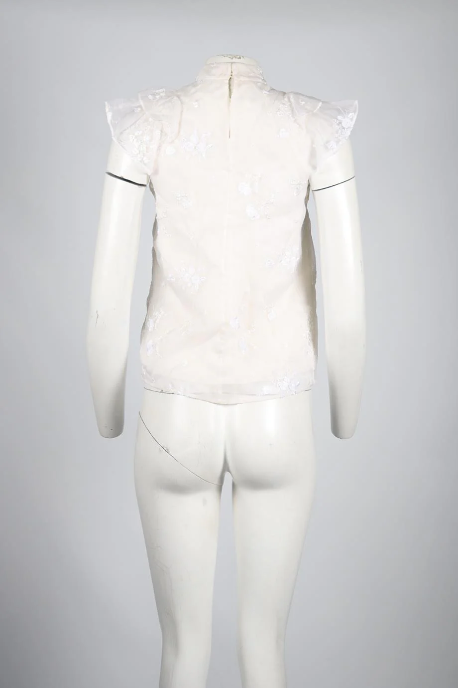 ERDEM SILK BLEND TOP UK 6 - Image 4