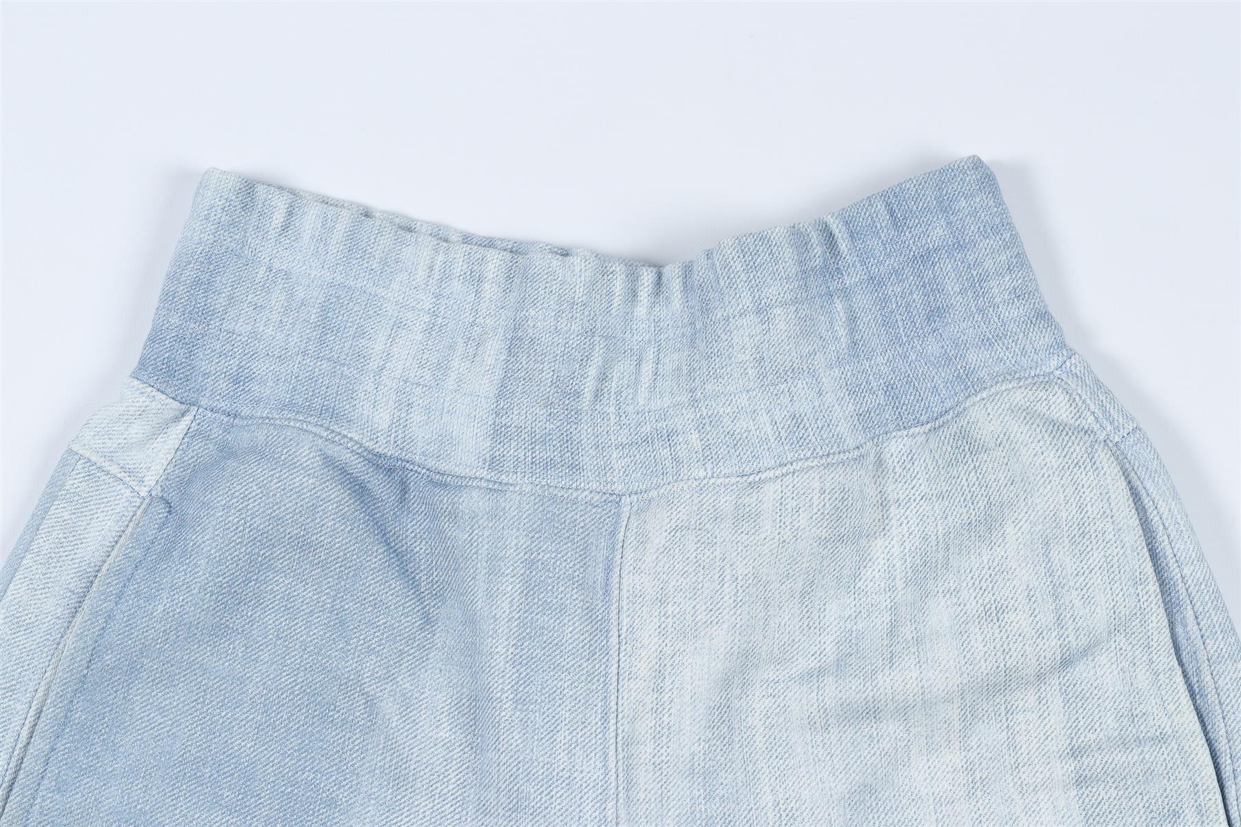 ERMANNO SCERVINO BLUE COTTON SHORTS XSMALL - Image 3