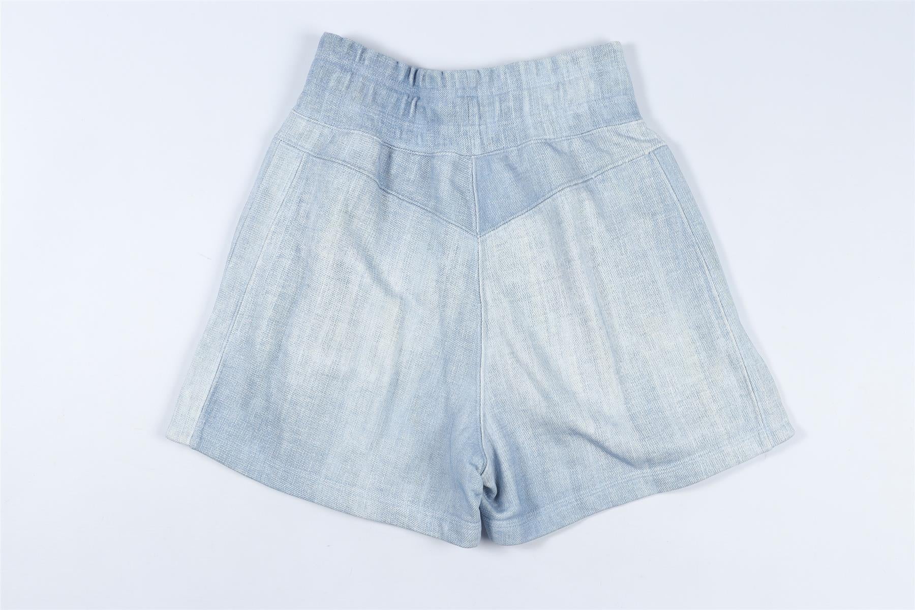 ERMANNO SCERVINO BLUE COTTON SHORTS XSMALL - Image 4