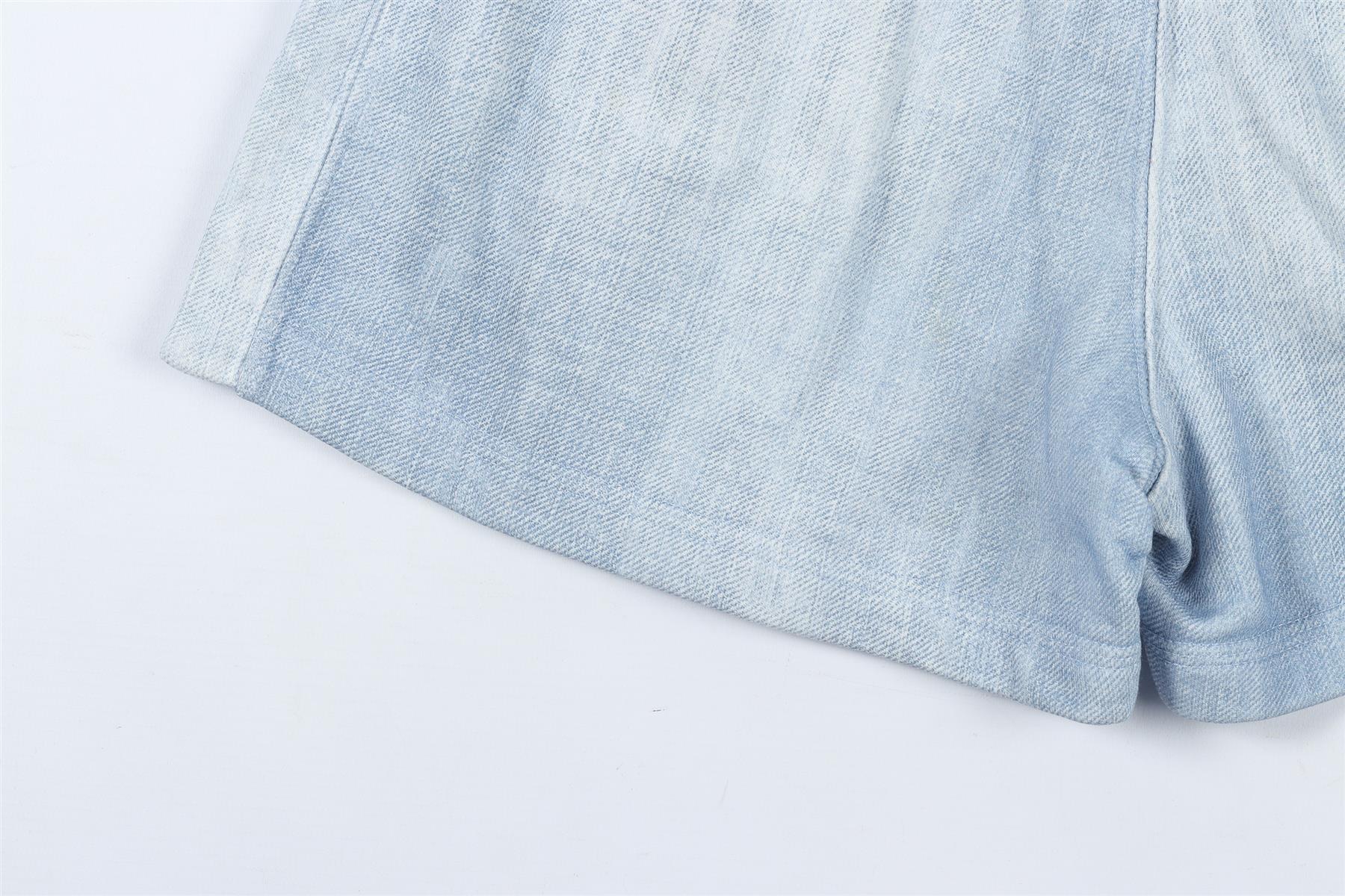 ERMANNO SCERVINO BLUE COTTON SHORTS XSMALL - Image 5