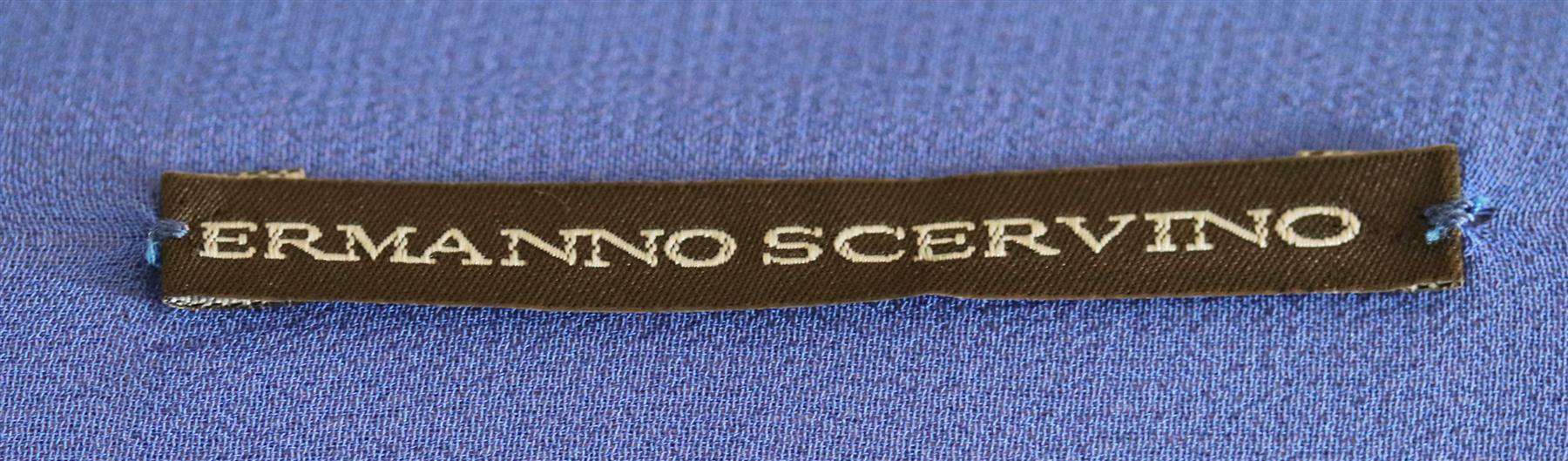 ERMANNO SCERVINO DRAPED SILK SHIRT IT 38 UK 6 - Image 5