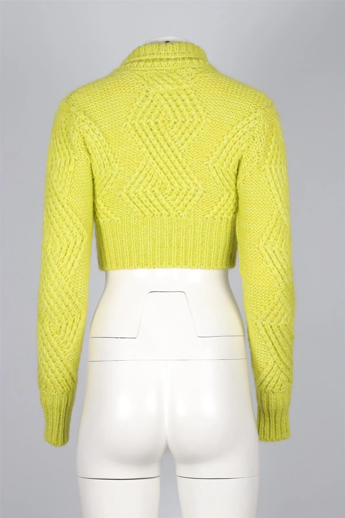 ERMANNO SCERVINO GREEN WOOL SWEATER SMALL - Image 4