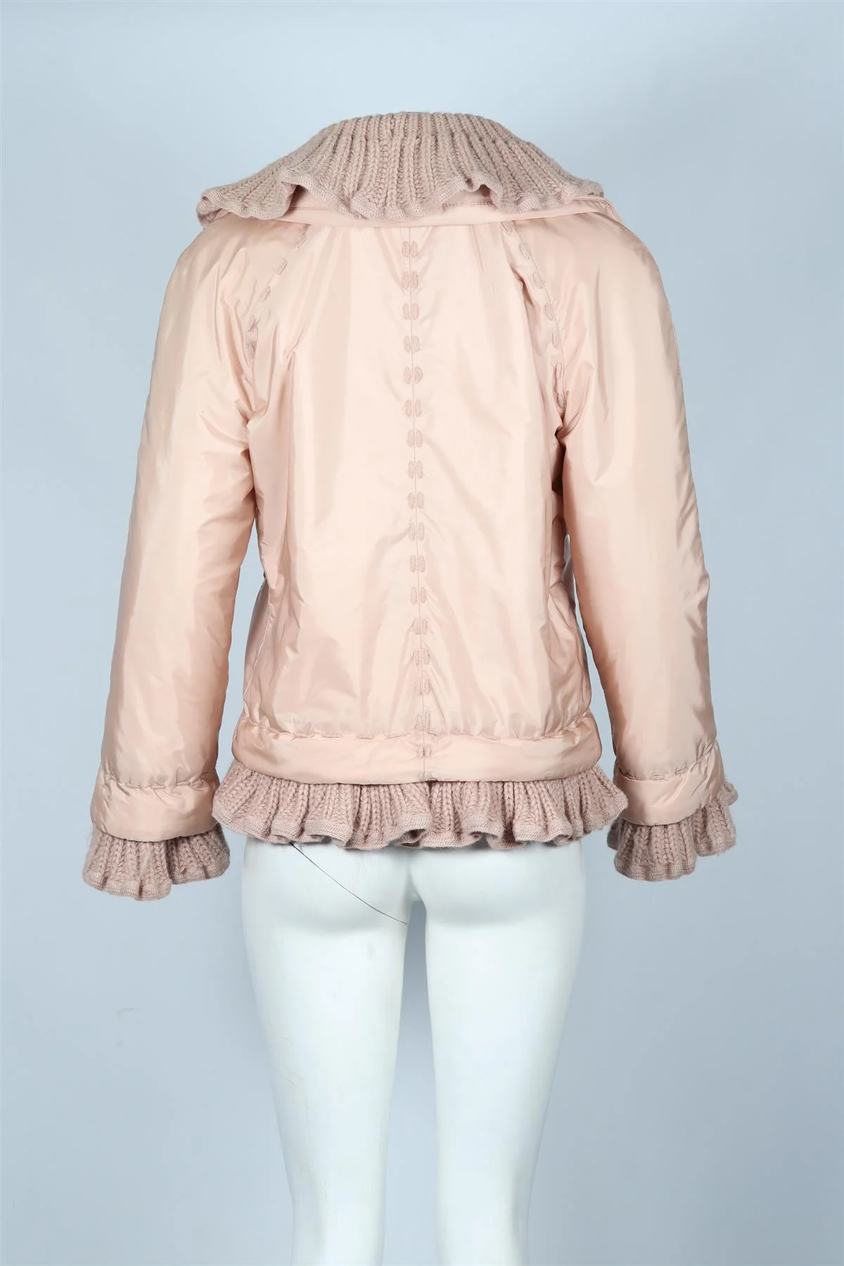 ERMANNO SCERVINO KNIT AND PADDED SHELL JACKET IT 42 UK 10 - Image 4