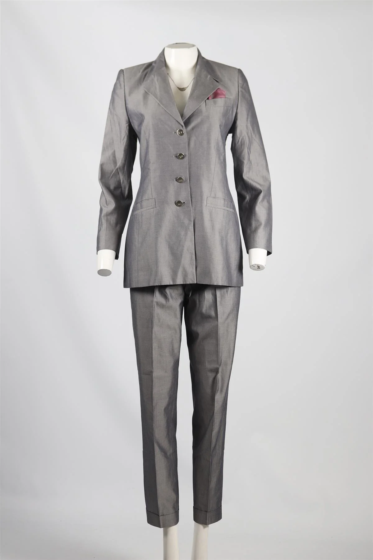 ESCADA COTTON TWO PIECE SUIT DK 40 UK 14 - Image 2