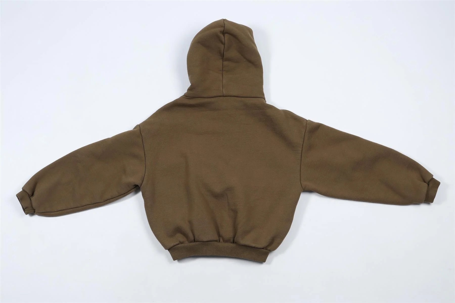 ESSENTIALS GREEN KIDS BOYS HOODIE 8 YEARS - Image 4