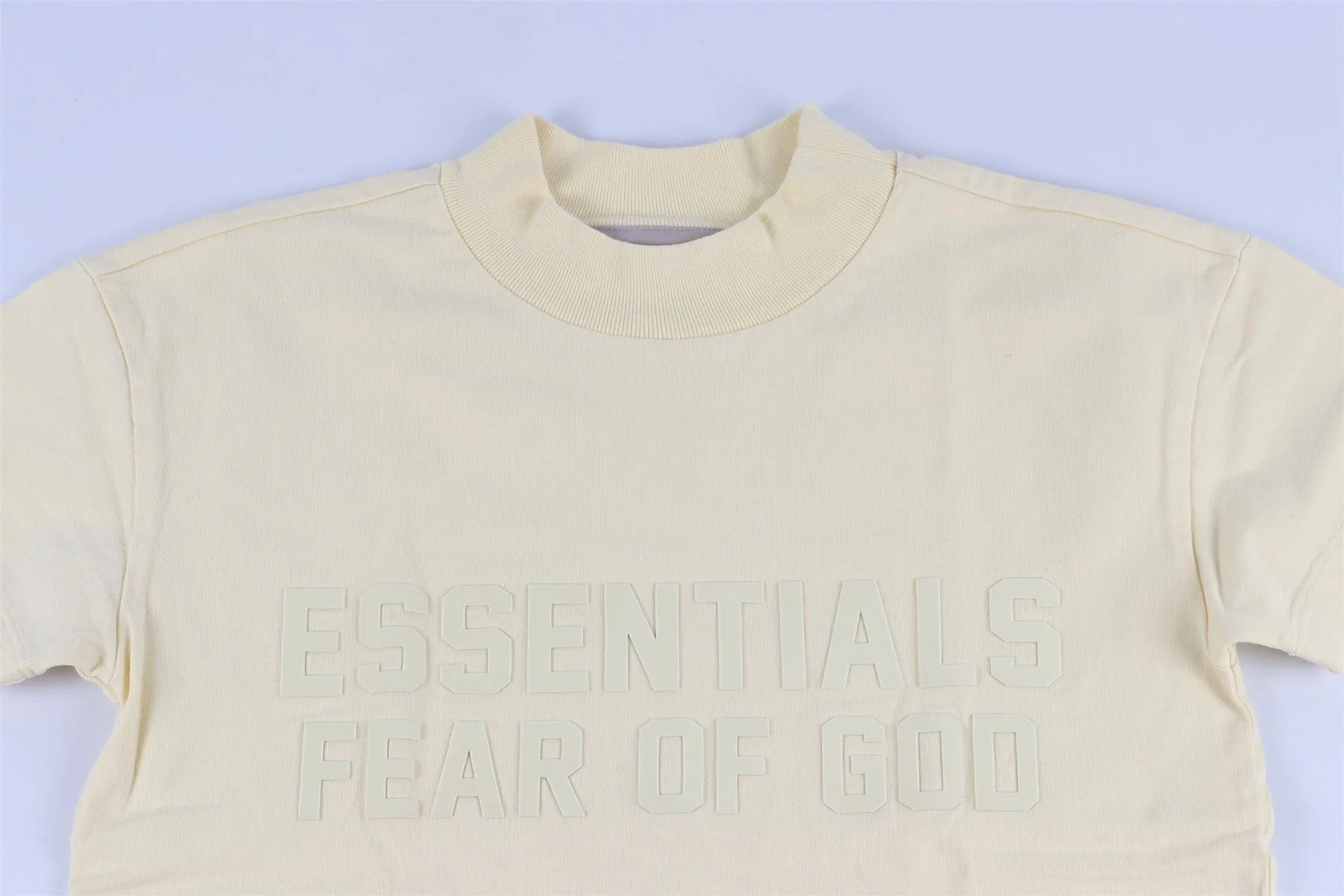 ESSENTIALS YELLOW KIDS BOYS T-SHIRT 6-7 YEARS - Image 3