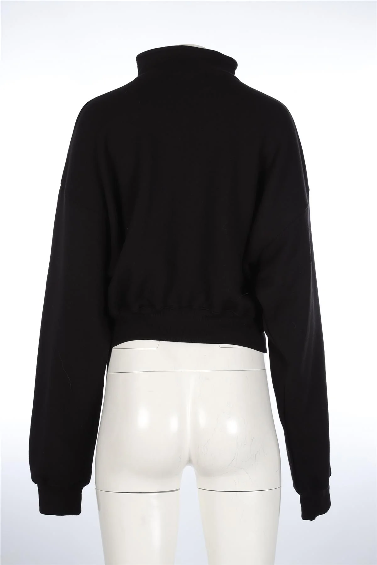 ETERNE BLACK COTTON SWEATSHIRT LARGE - Image 4